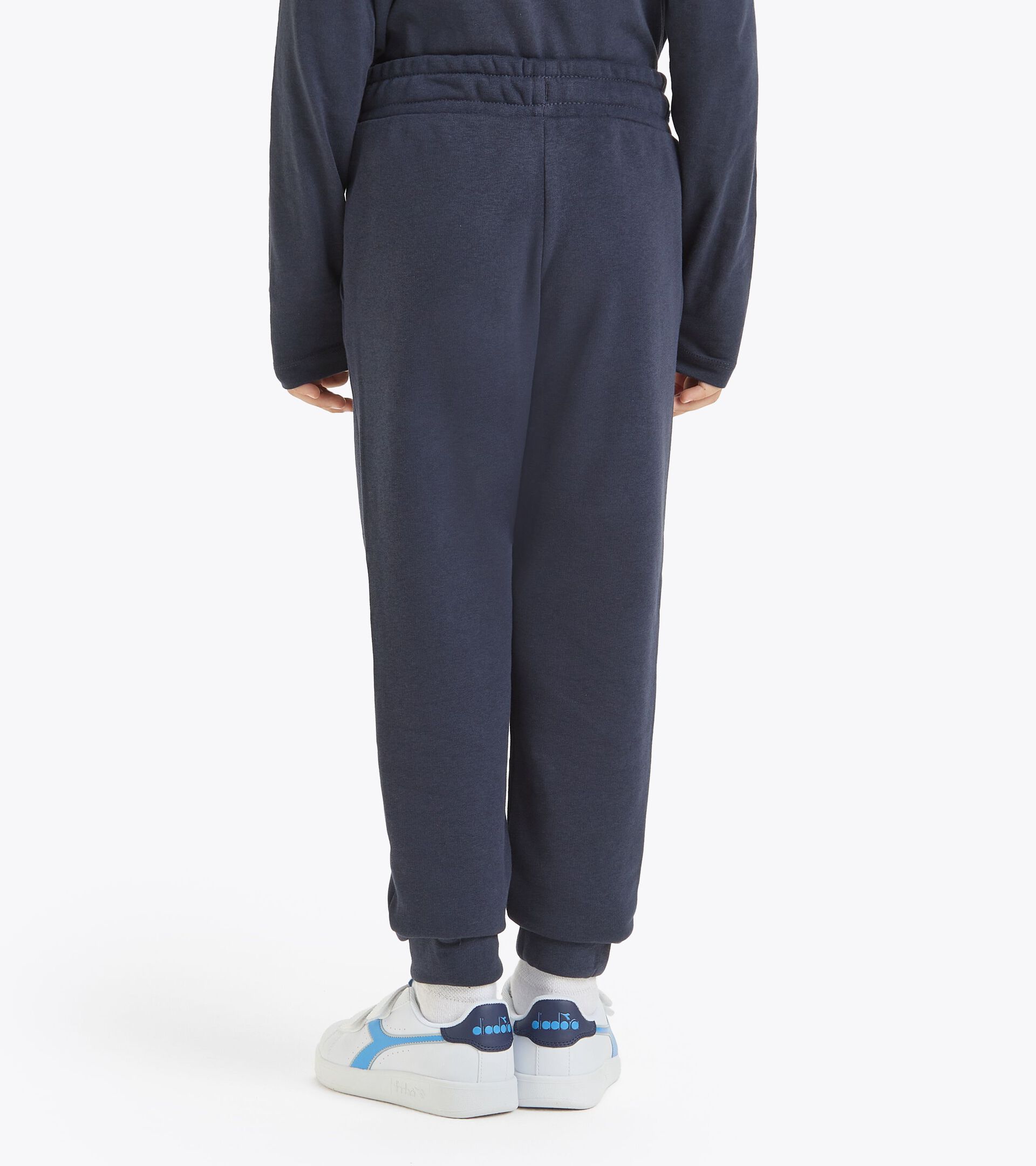 Sporty sweatpants - Kids JU. PANTS CUFF CORE CLASSIC NAVY - Diadora