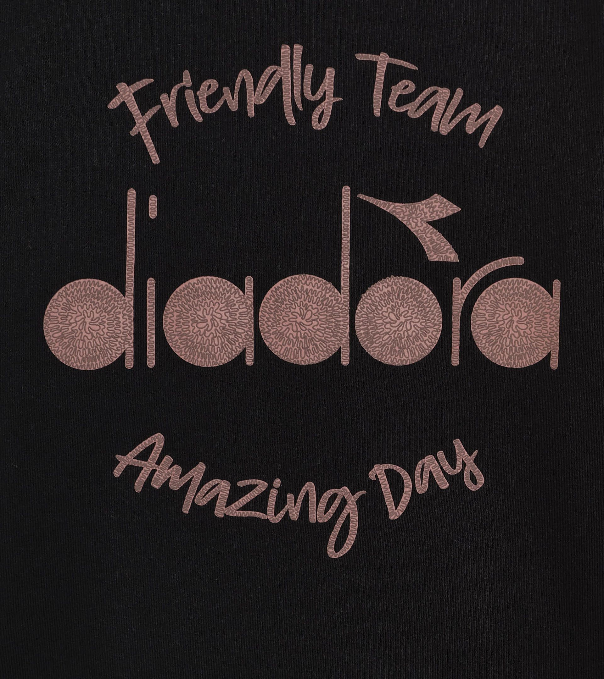 Camiseta de manga corta - Niños/Adolescentes JB. T-SHIRT LS FRIENDLY TEAM TD NEGRO - Diadora