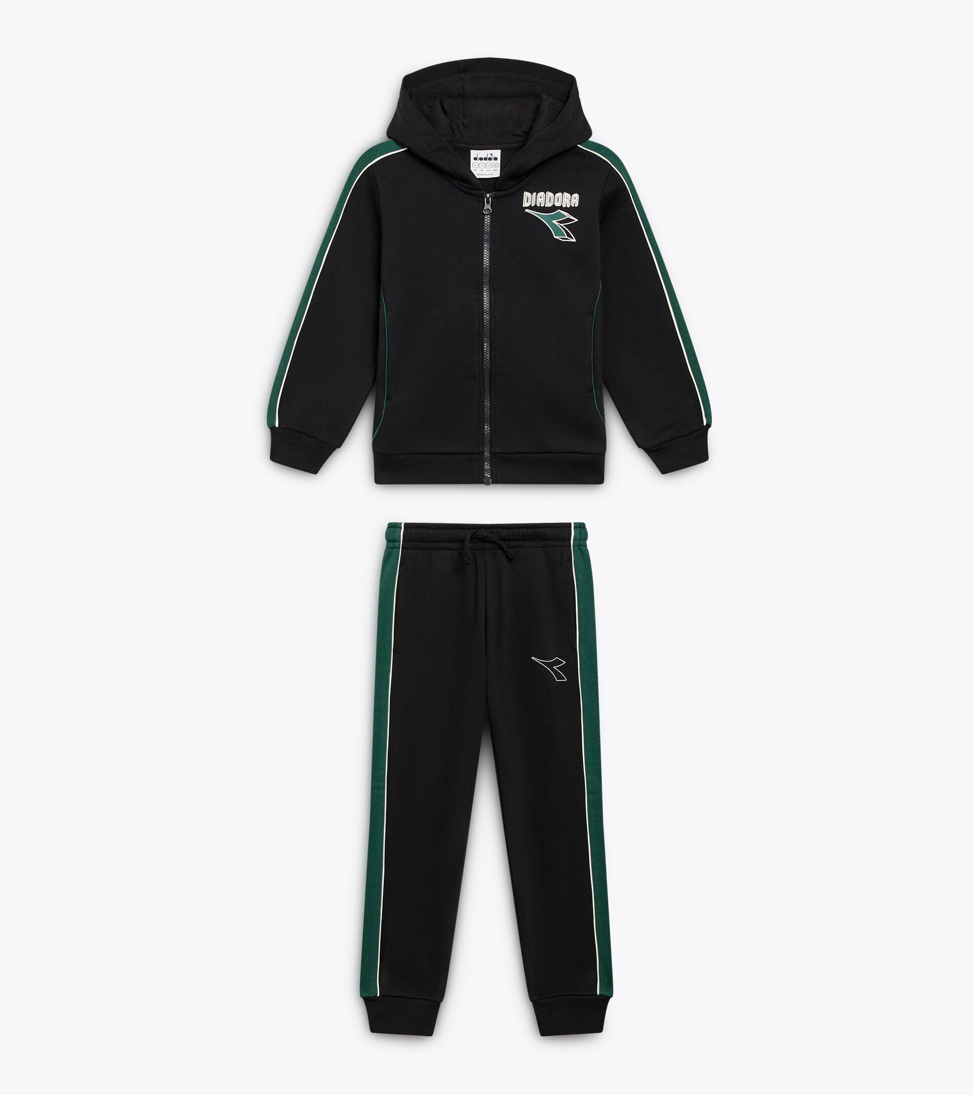 Tracksuit - Boys
 JB. TRACKSUIT HD FZ LOGO (BR) BLACK - Diadora