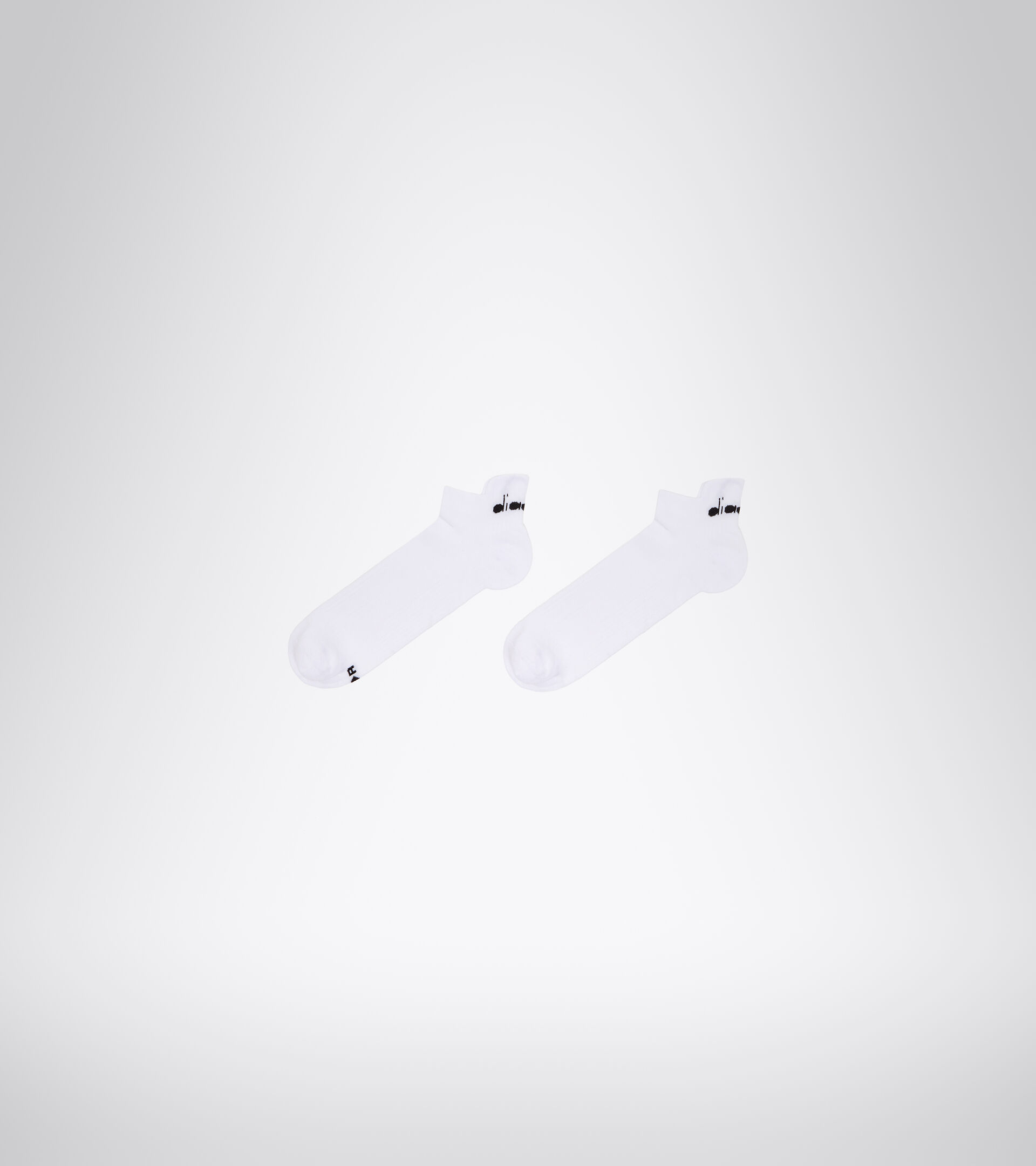 Unisex Running Socks LIGHTWEIGHT QUARTER SOCKS OPTICAL WHITE - Diadora