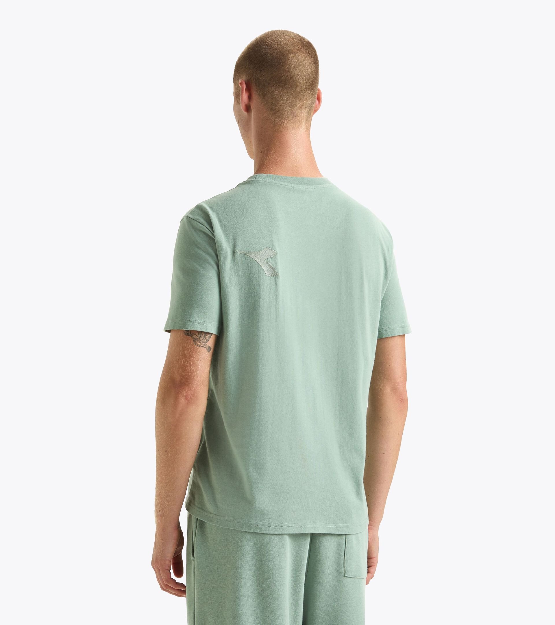 T-shirt - Gender Neutral T-SHIRT SS ATHL. LOGO VERDE ICEBERG - Diadora