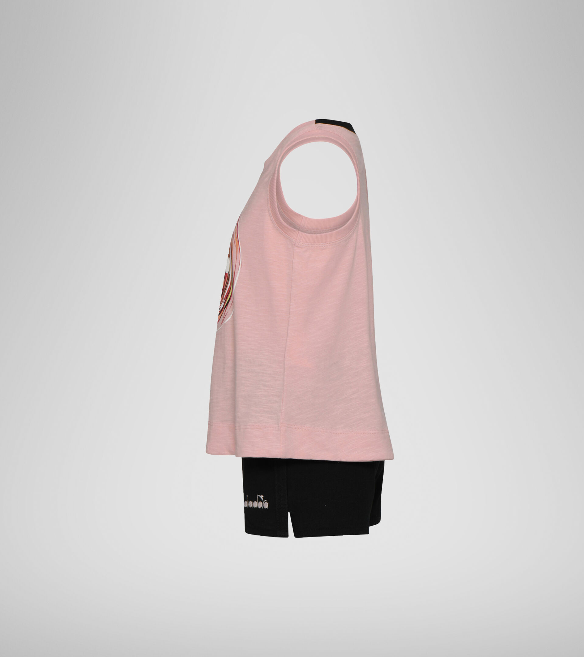 Tracksuit - Girl JG. SET SL TWISTER PINK PEACHSKIN - Diadora