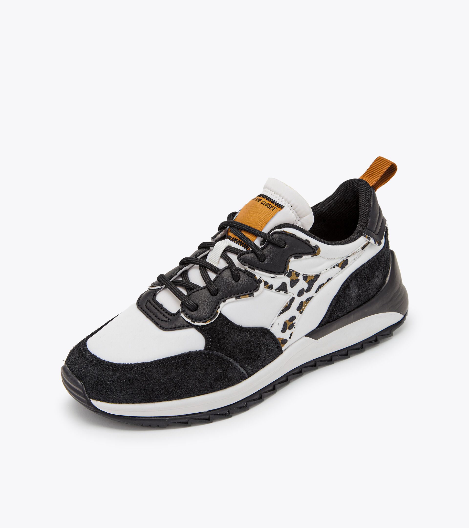 Chaussures de sport - Femme JOLLY ANIMALIER BLANC/NOIR (C0351). - Diadora