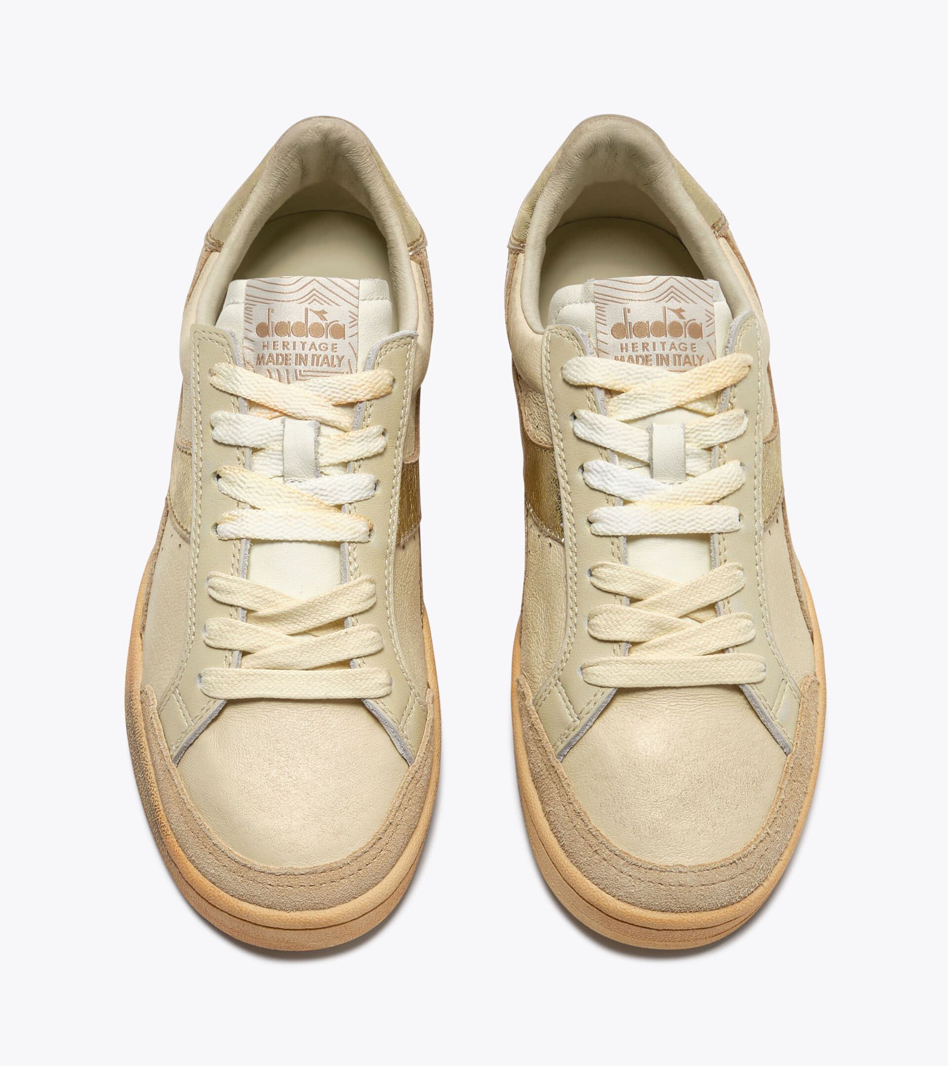 Heritage Leather Sneakers - Made In Italy - All-gender
 PRESTIGE AGED ITALIA RICH GOLD - Diadora