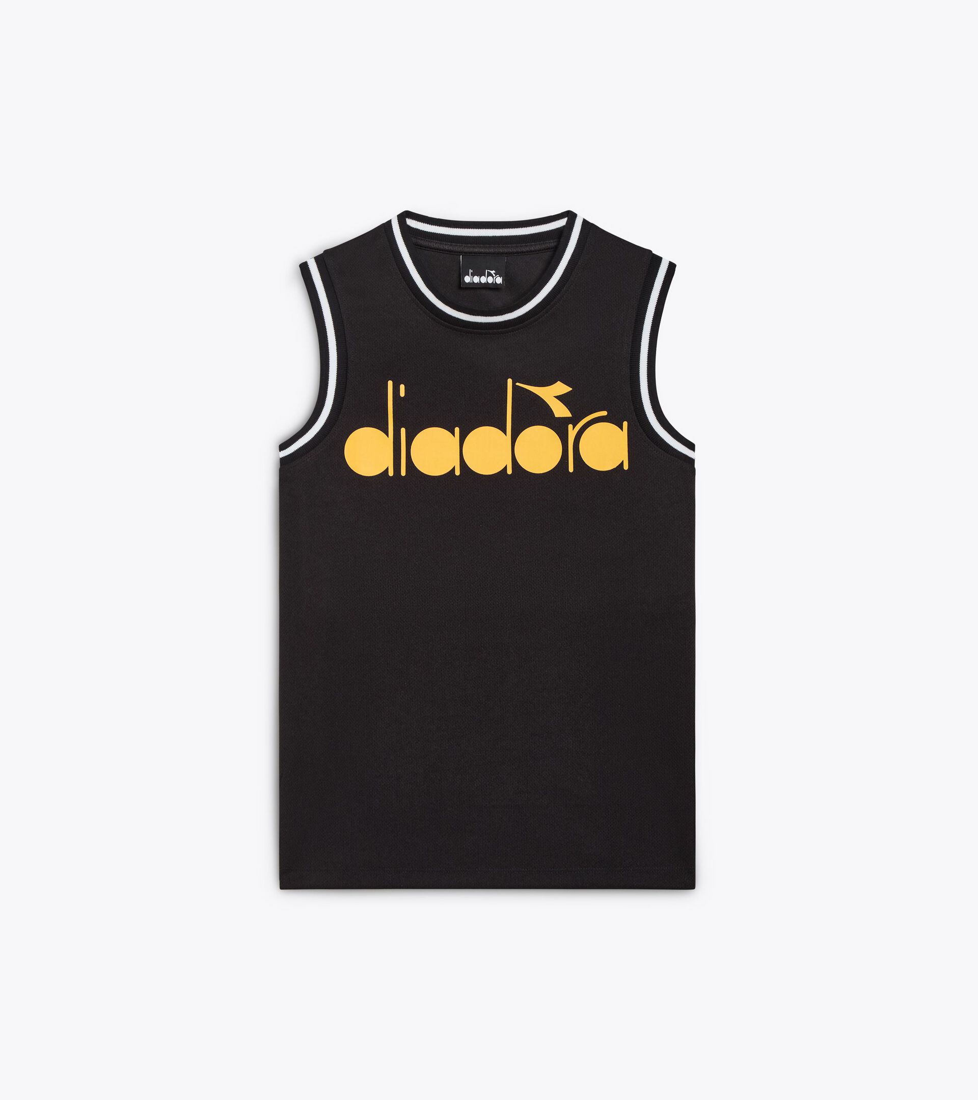 Mesh sports tank - Boy JB. TANK BASKETBALL BLACK - Diadora