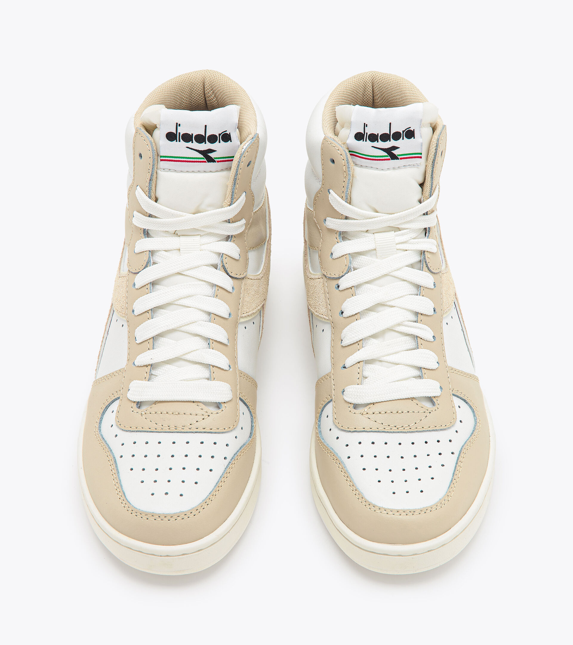 Sportswear sneaker - Women MAGIC BASKET MID LEATHER WN BIANCO/BEIGE BETULLA - Diadora