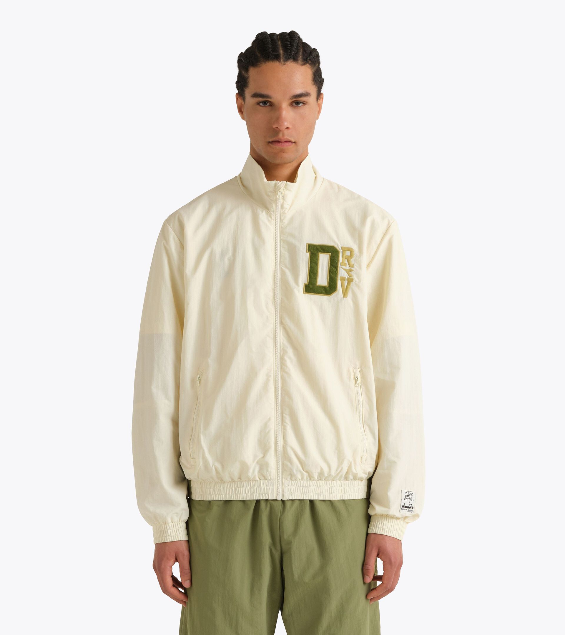 Ripstop Track Jacket - Run Valley - All-gender TRACK JACKET RUN VALLEY WINTER WHITE - Diadora
