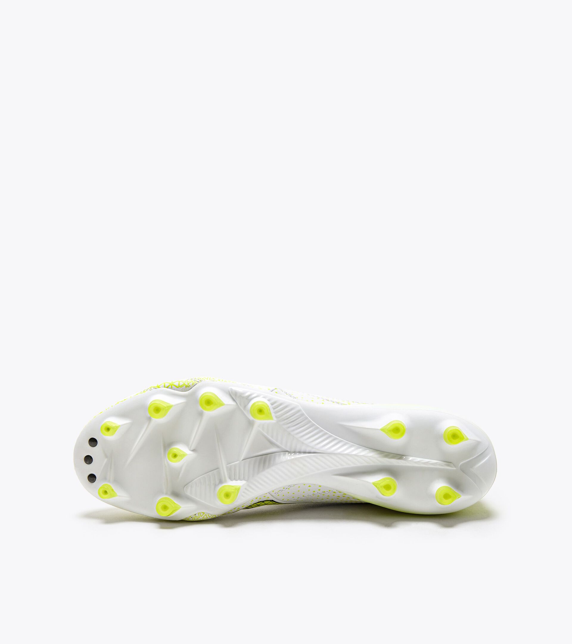 Calcio boots for firm grounds - Made in Italy - Gender Neutral BRASIL ELITE TECH GR ITA LPX WHITE/BLACK/FLUO YELLOW DD - Diadora