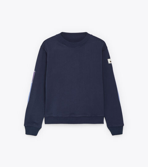 L. SWEATSHIRT CREW 2030, BLUE CORSAIR Made in Italy sweatshirt 2030 - Women L. SWEATSHIRT CREW 2030 BLUE CORSAIR - Diadora