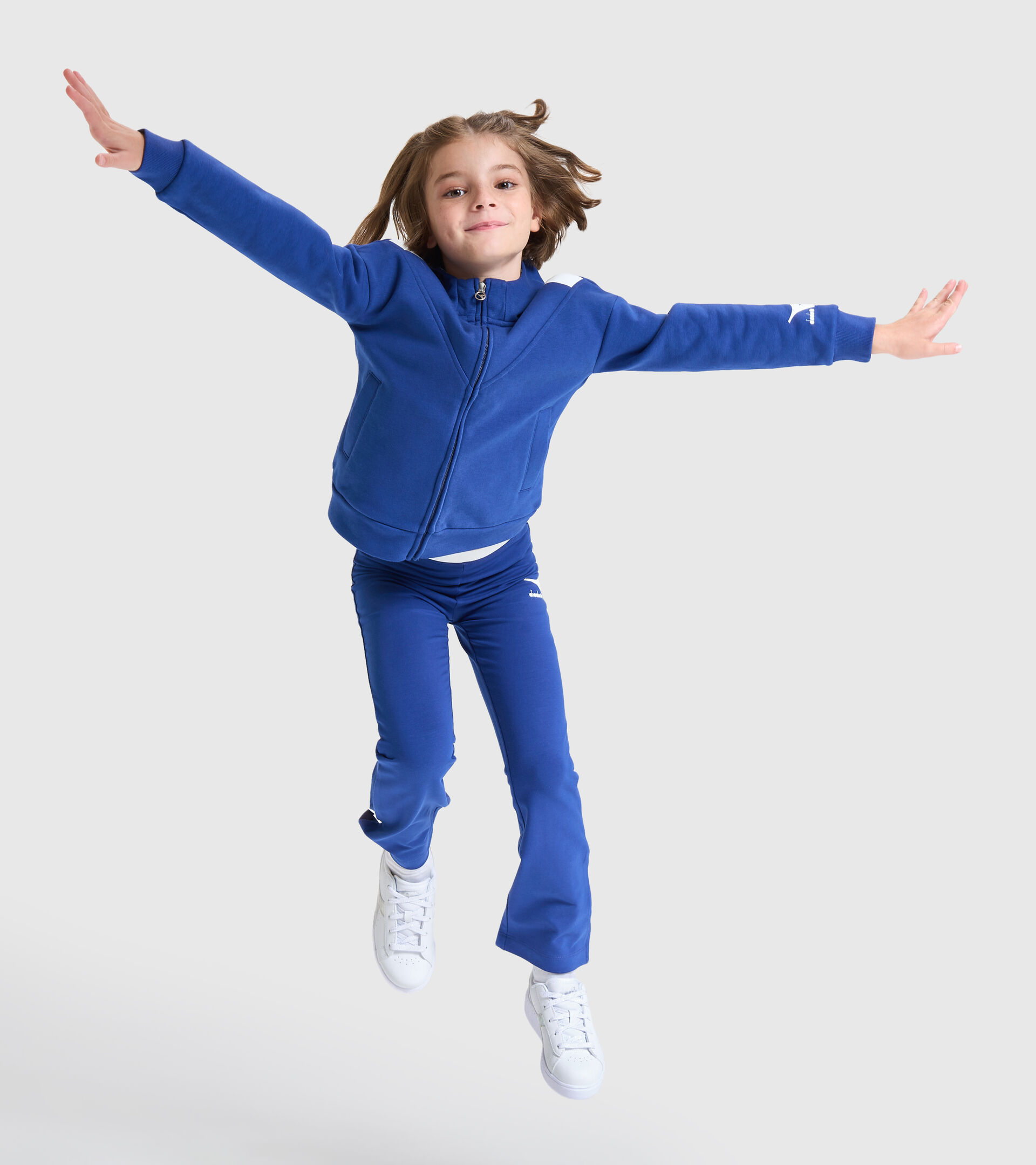 Tracksuit - Kids JG.HD FZ TRACKSUIT TWINKLE TWILIGHT BLUE - Diadora