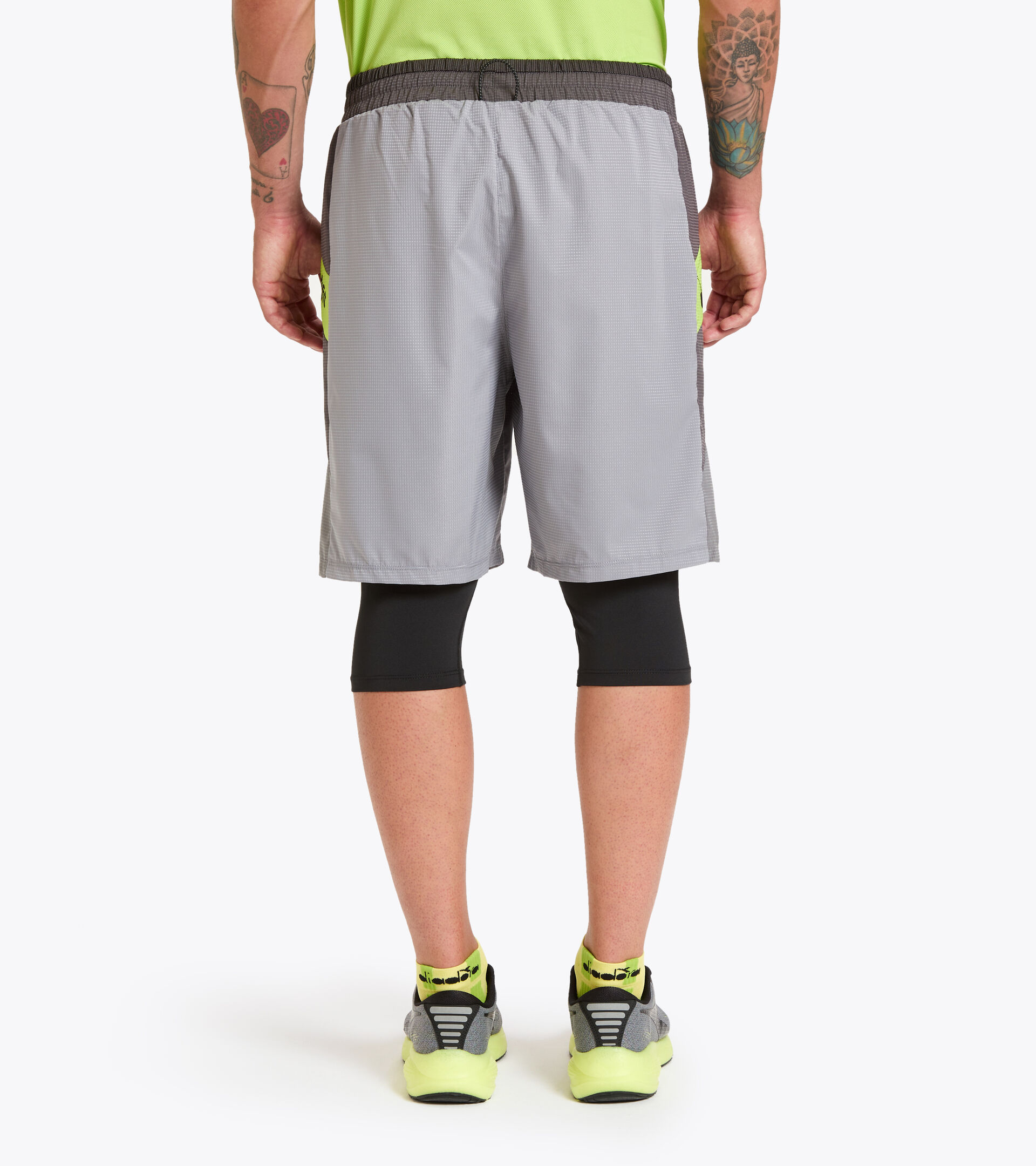 Running shorts - Men POWER SHORTS BUDDYFIT ALLOY - Diadora