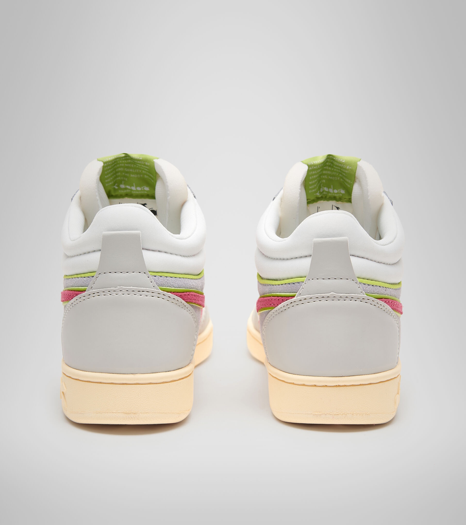 Sports shoes - Women MAGIC BASKET DEMI WN WHITE/LUNAR ROCK - Diadora