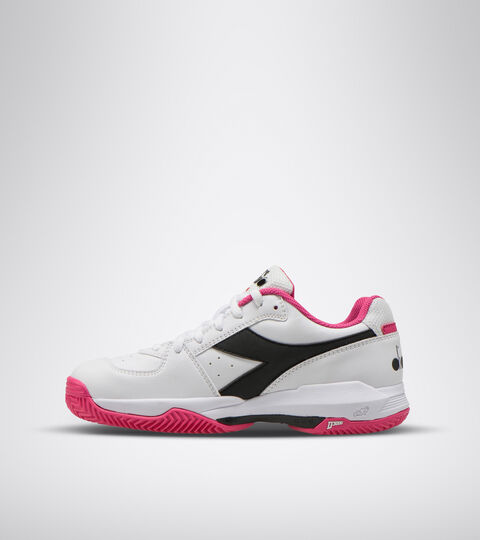 S. CHALLENGE 3 W SL CLAY, BIANCO/NERO/ROSA MAGENTA Footwear Sport DONNA S. CHALLENGE 3 W SL CLAY BIANCO/NERO/ROSA MAGENTA Diadora