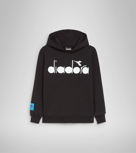 Logo sweatshirt - Boy JB.HOODIE D BLACK/OFF WHITE - Diadora