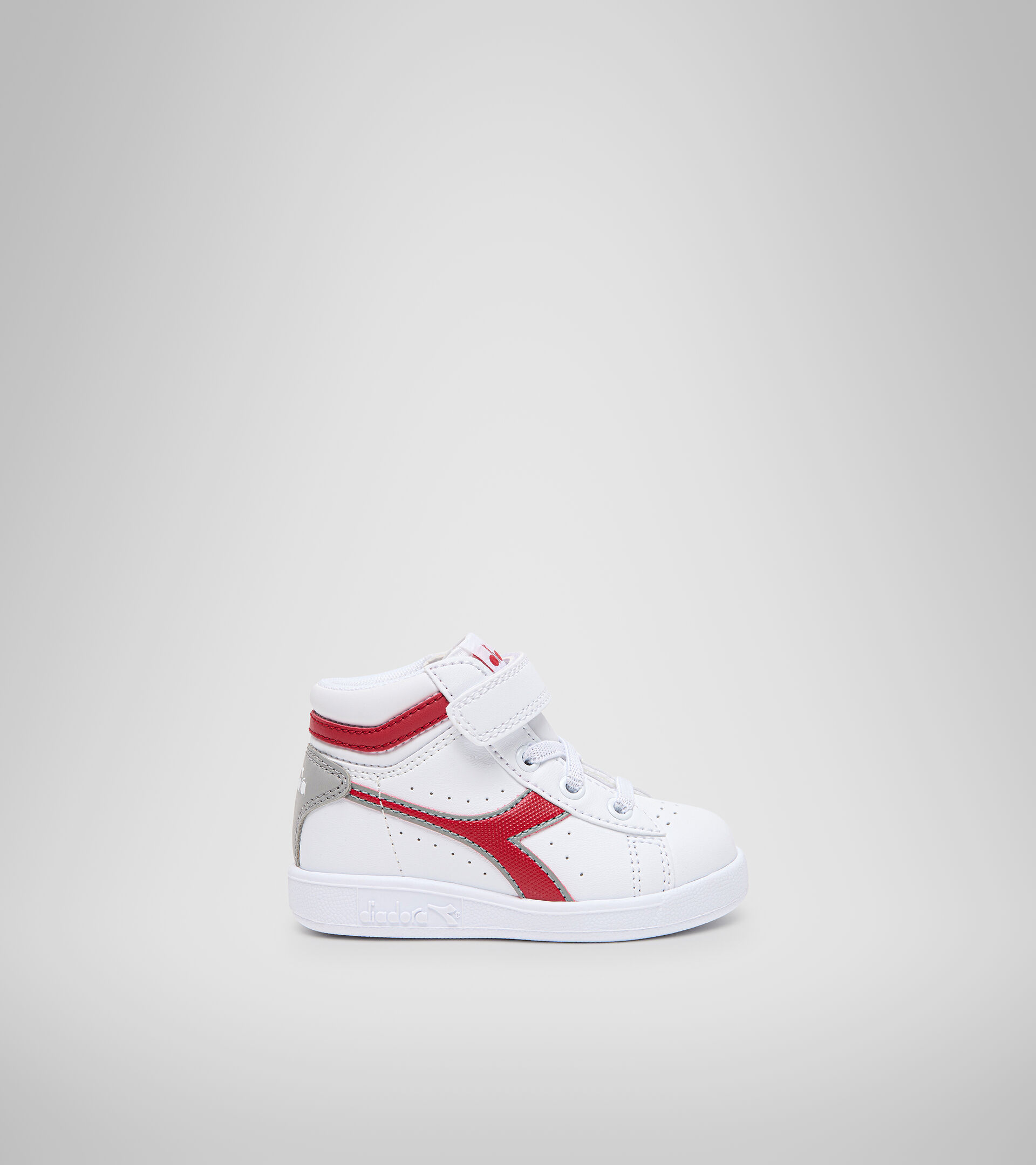 Sports shoes - Toddlers 1-4 years GAME P HIGH TD WHITE/TANGO RED - Diadora