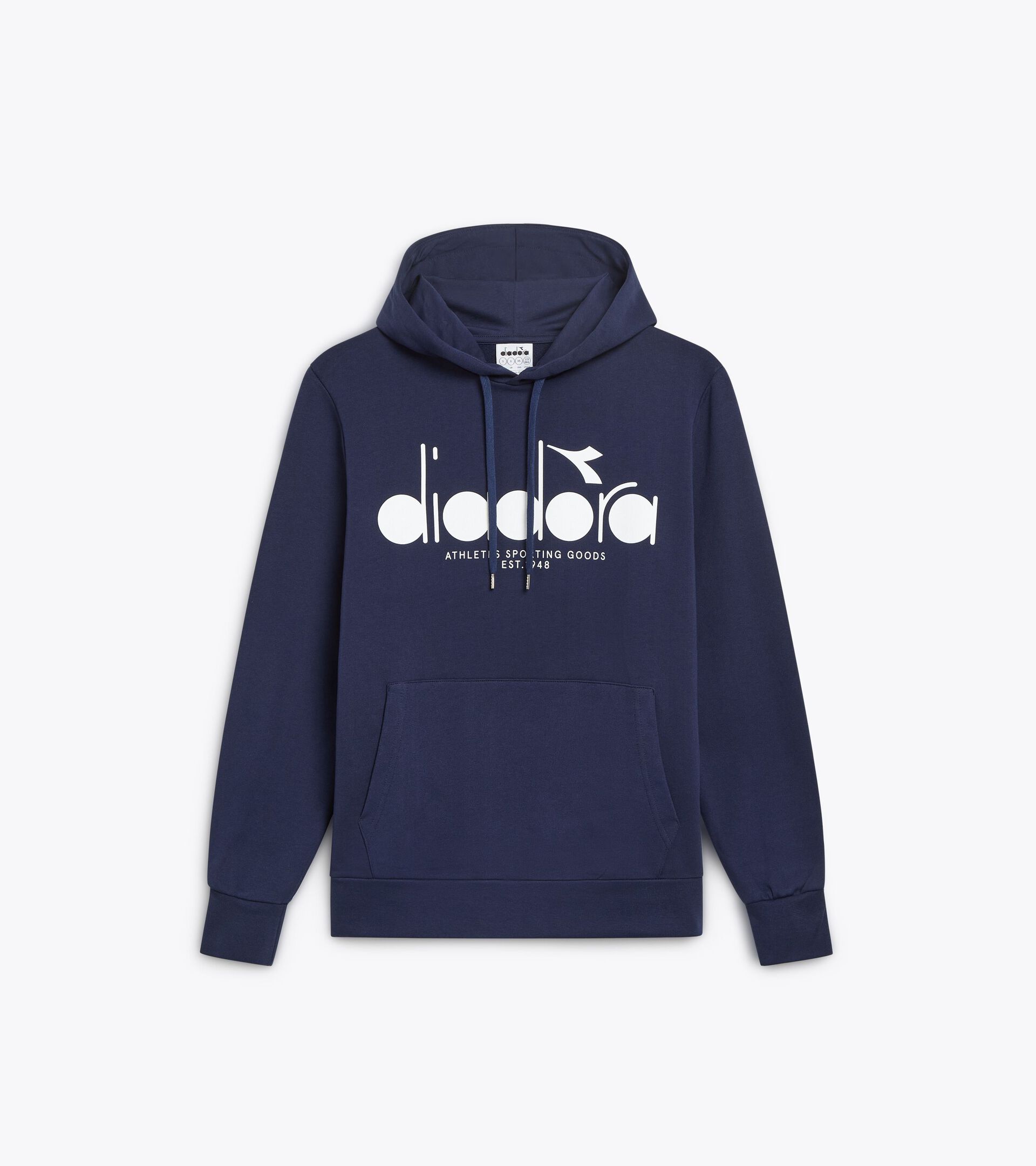 Color block hoodie - All-Gender HOODIE LOGO CLASSIC NAVY - Diadora