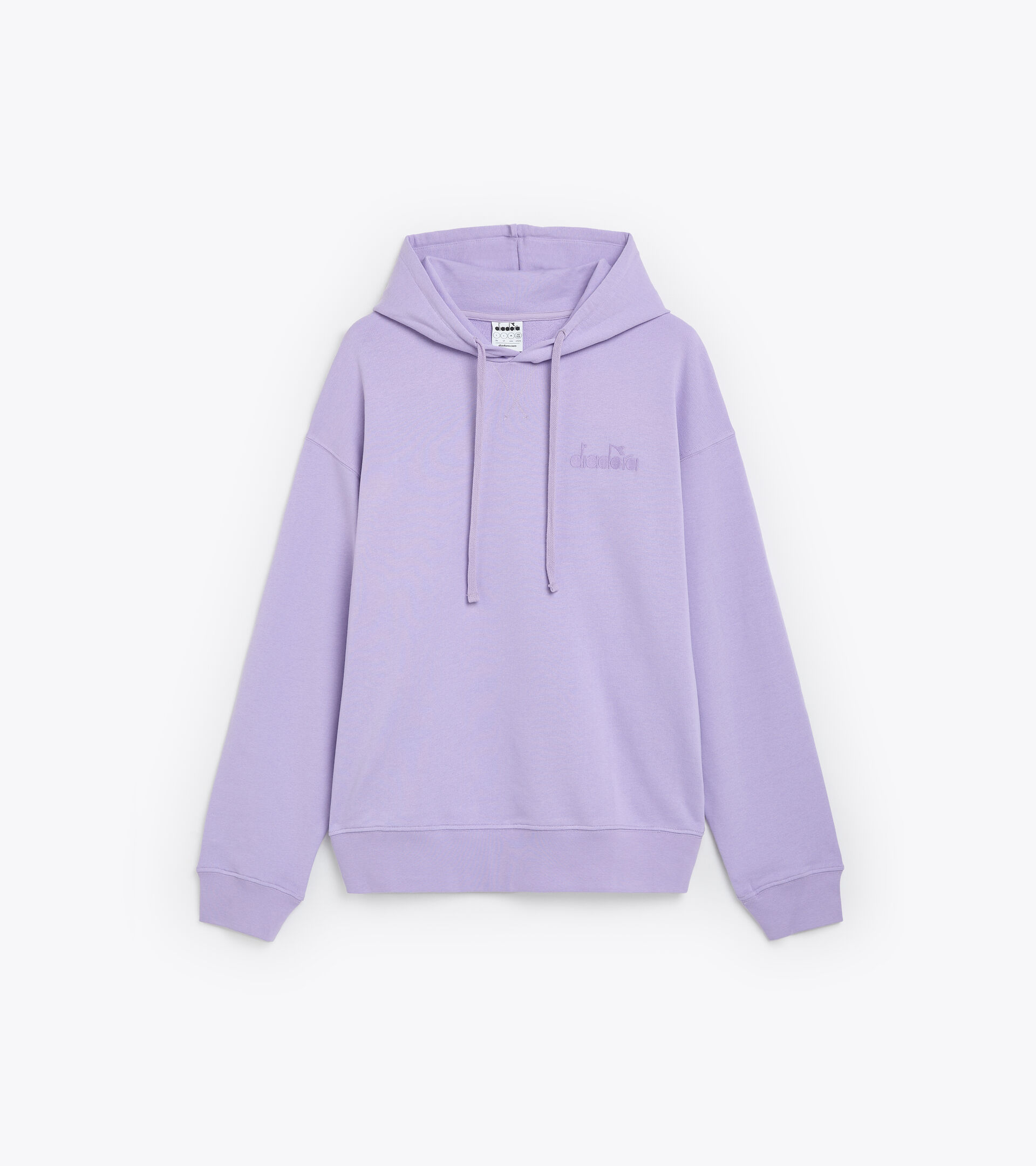 Cotton hoodie - Gender neutral HOODIE SPW LOGO PURPLE ROSE - Diadora