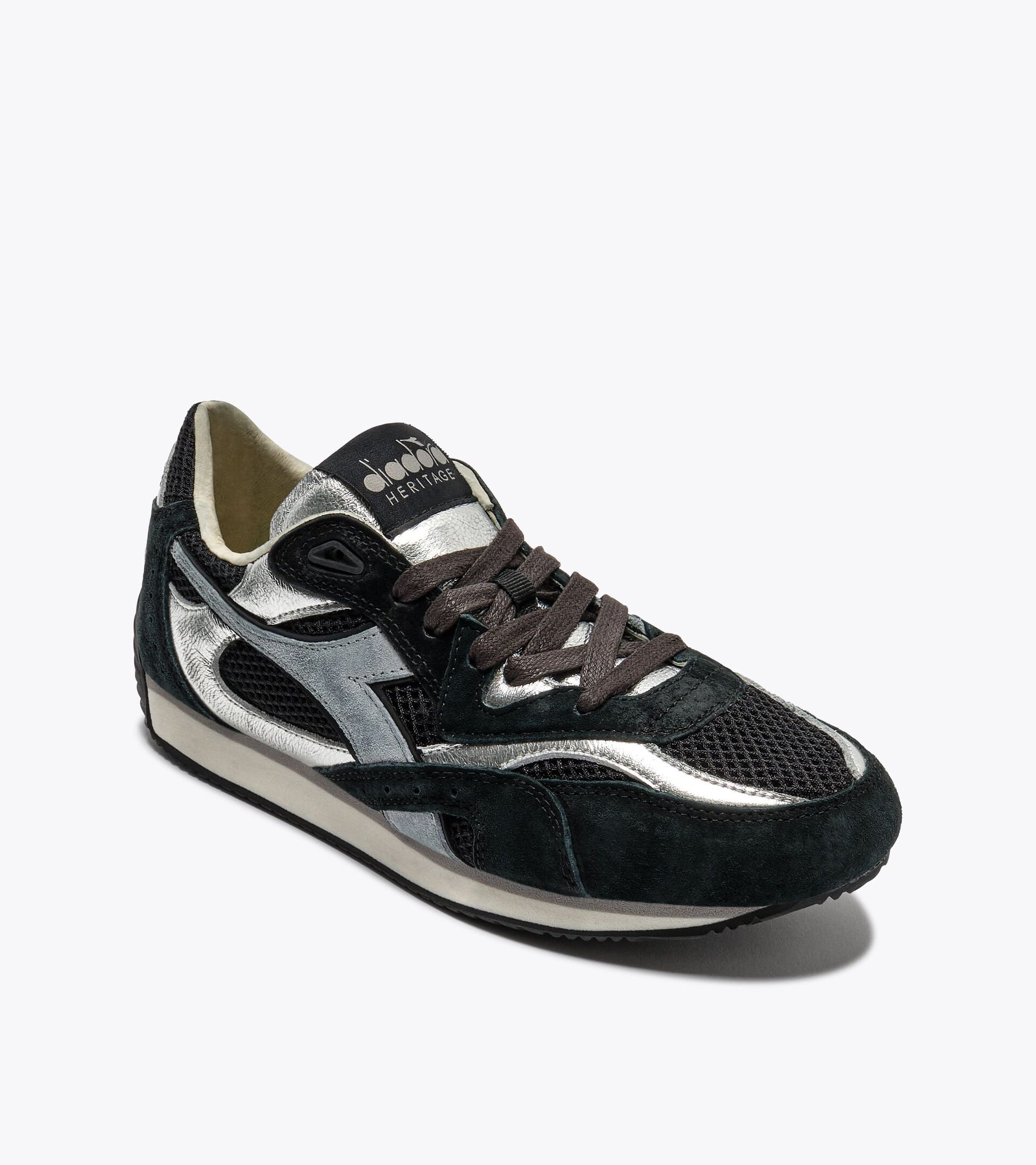 Heritage Leather Sneaker - Low Profile - All-gender EQUIPE REVENGE SW WN BLACK - Diadora