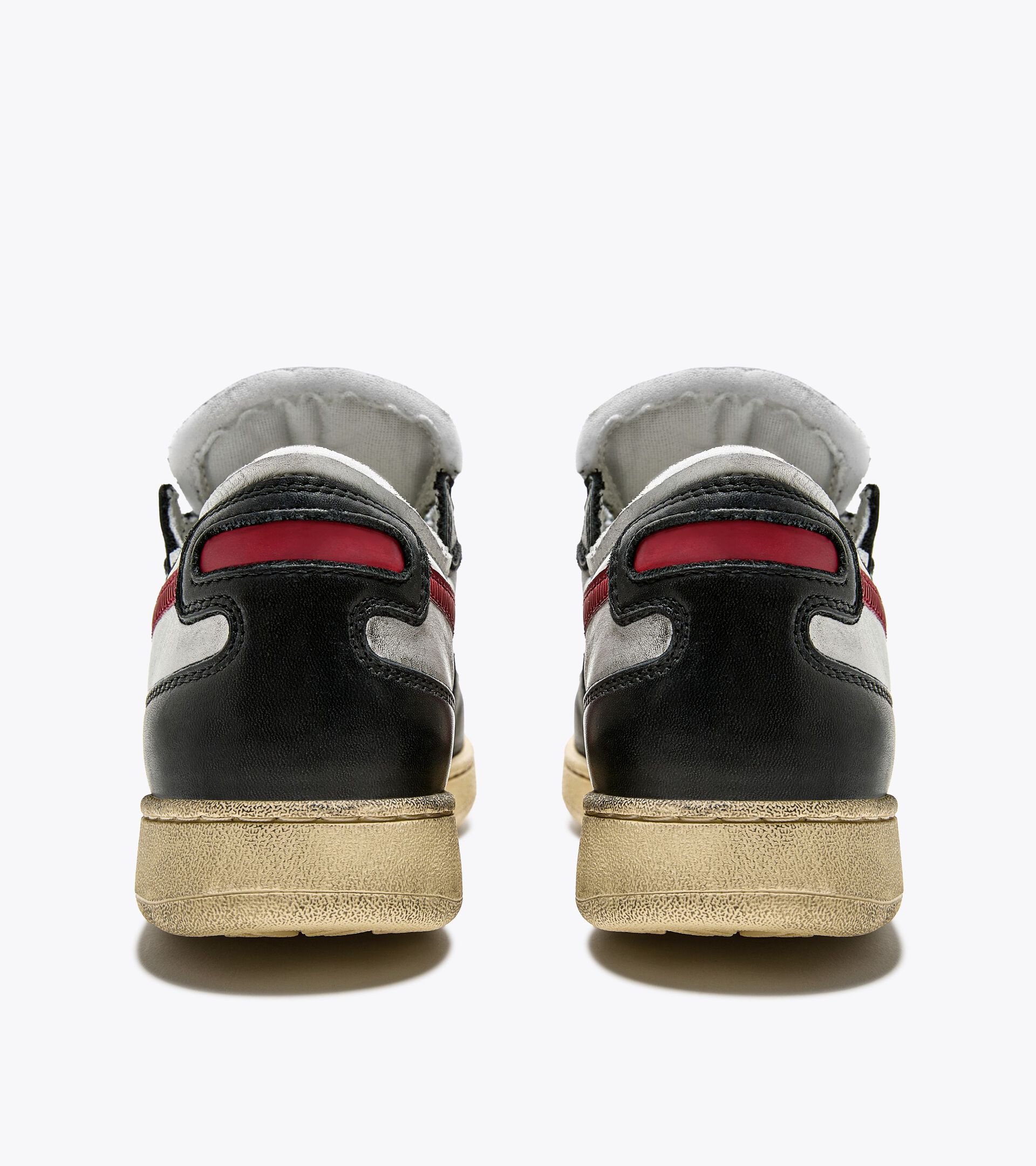 Chaussures Heritage - Gender neutral MI BASKET ROW CUT BIANCO/NERO/ROSSO - Diadora
