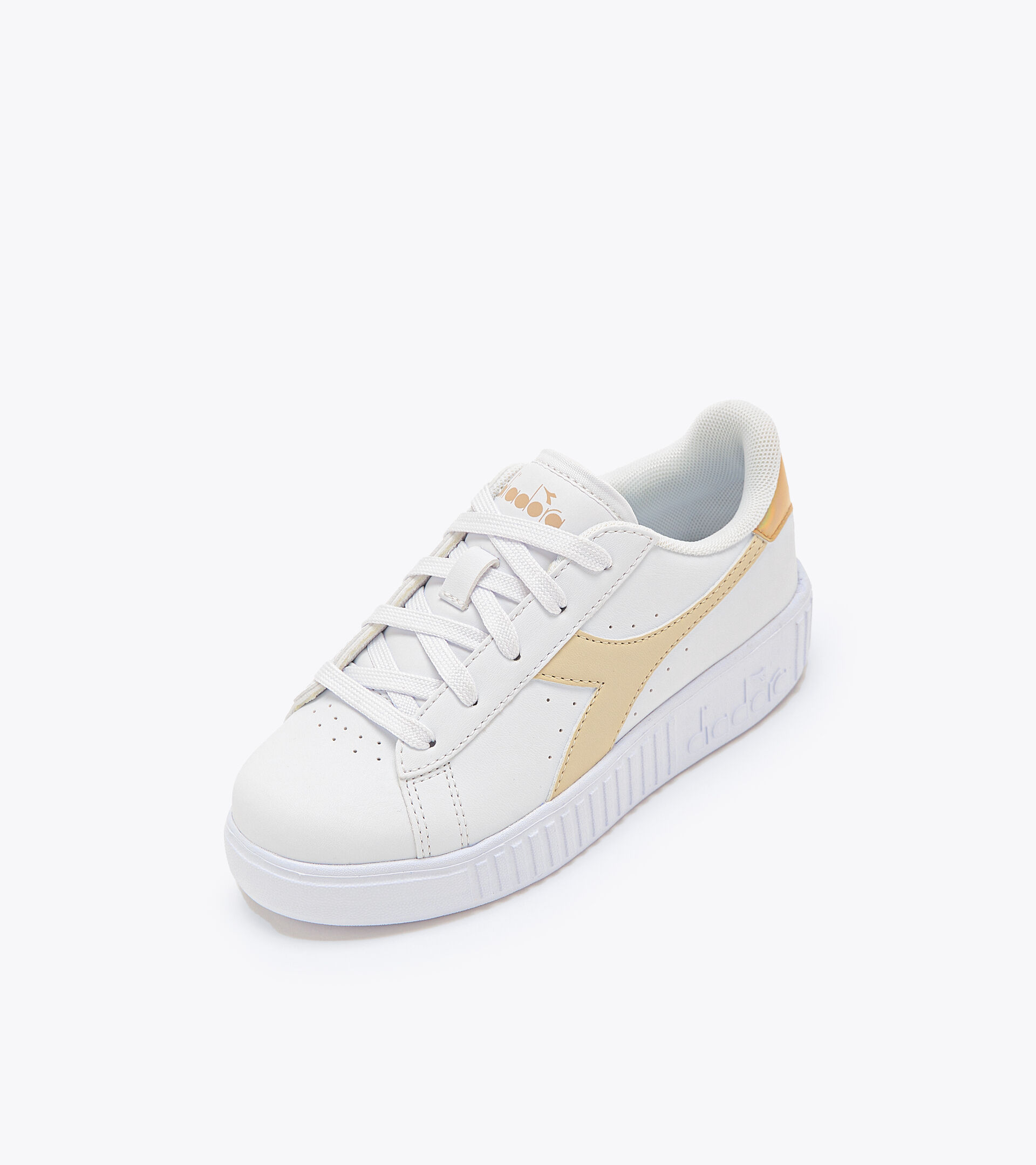 Sports shoes - Kids 4-8 years GAME STEP PS WHITE/SMOKE GRAY - Diadora