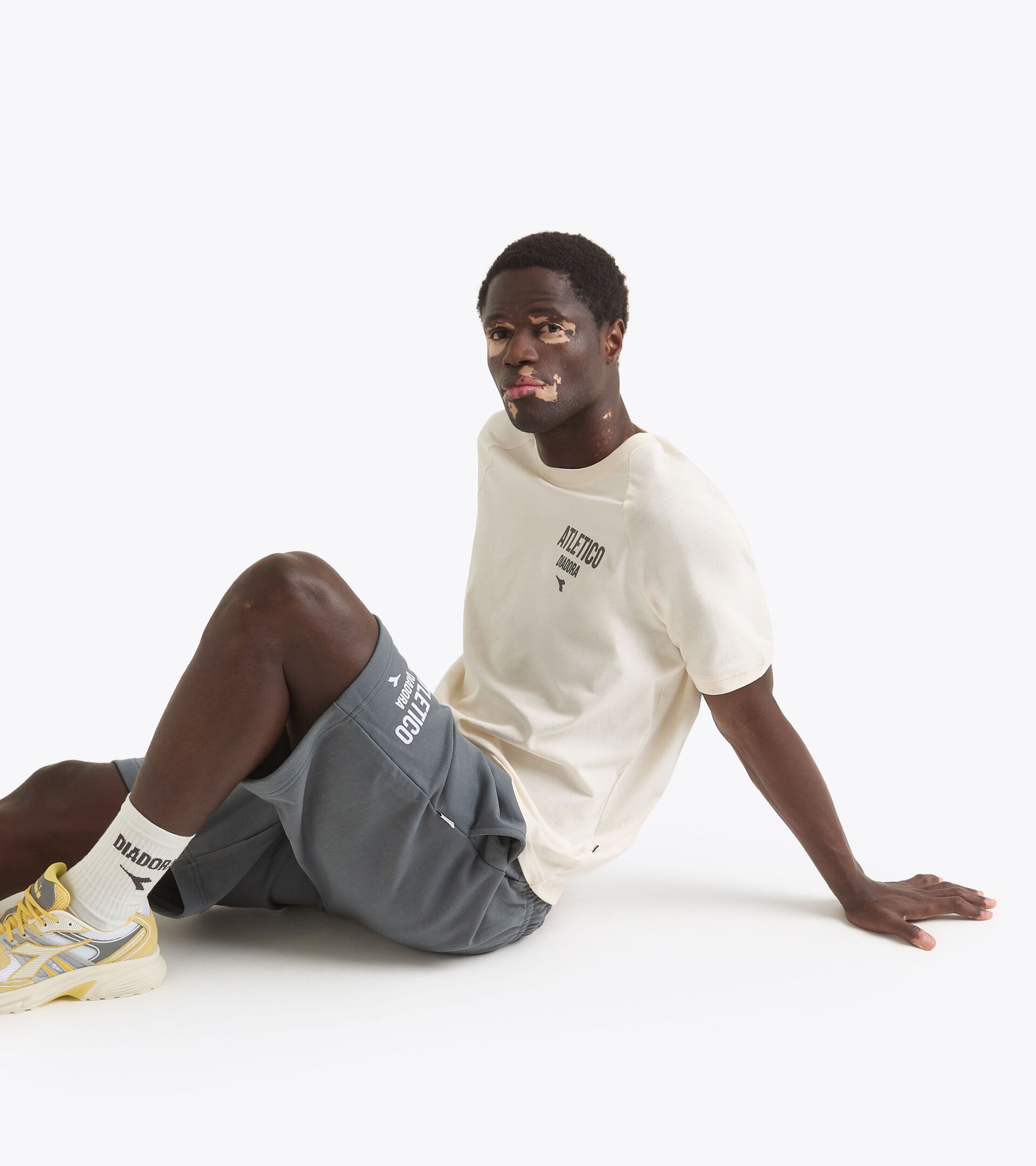 Legacy bermuda pants made from cotton - Made in Italy - All-gender BERMUDA LEGACY CASTLE ROCK - Diadora