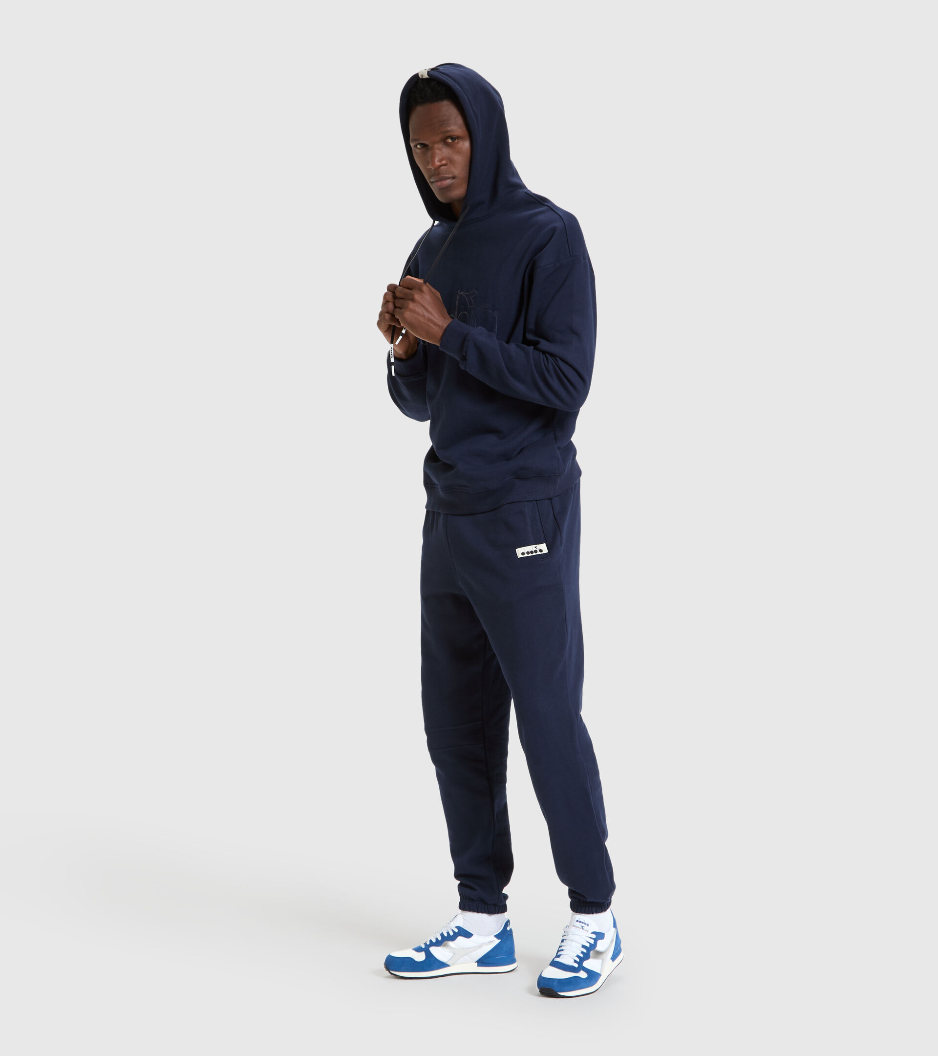 Sudadera con capucha - Unisex HOODIE DIADORA HD AZUL CHAQUETON - Diadora