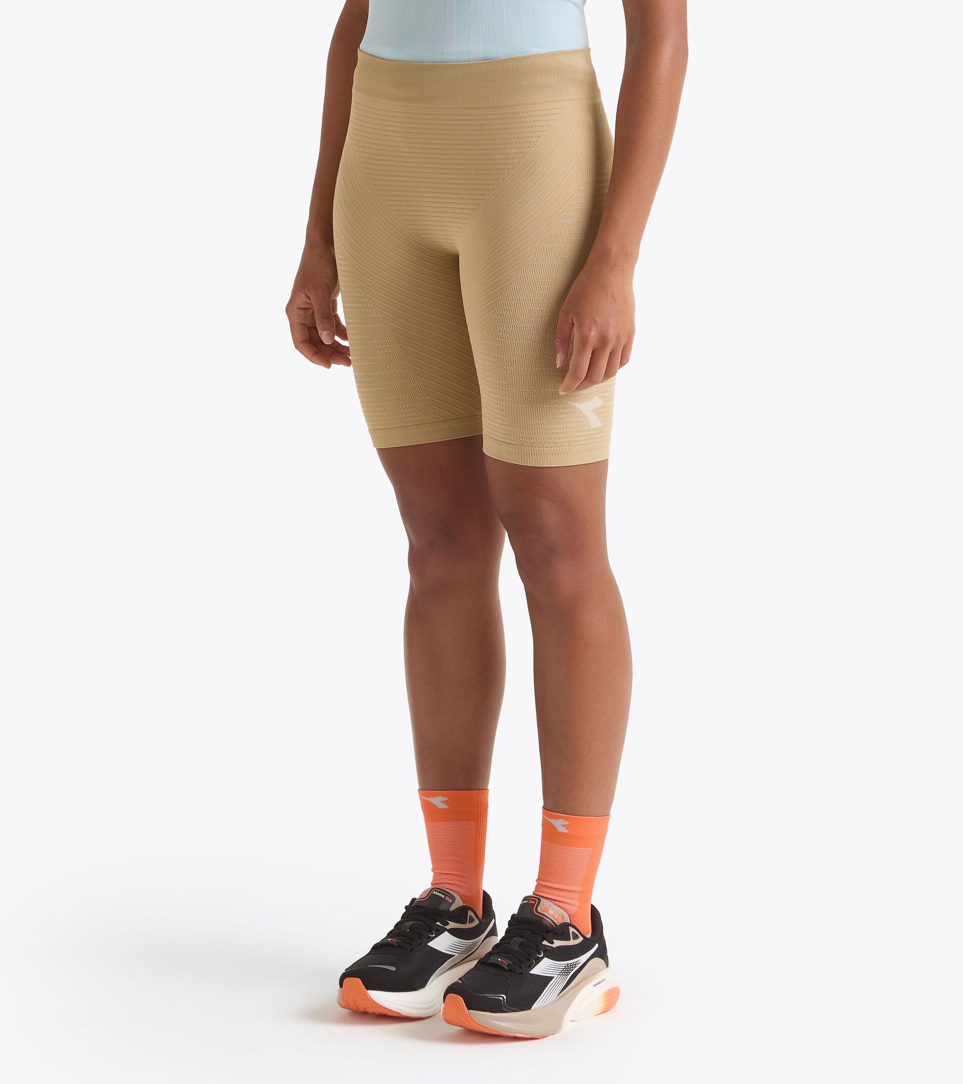 Technical shorts for temperature control - Running - Women’s L. STRATOUNO HALF-TIGHT HUMUS - Diadora