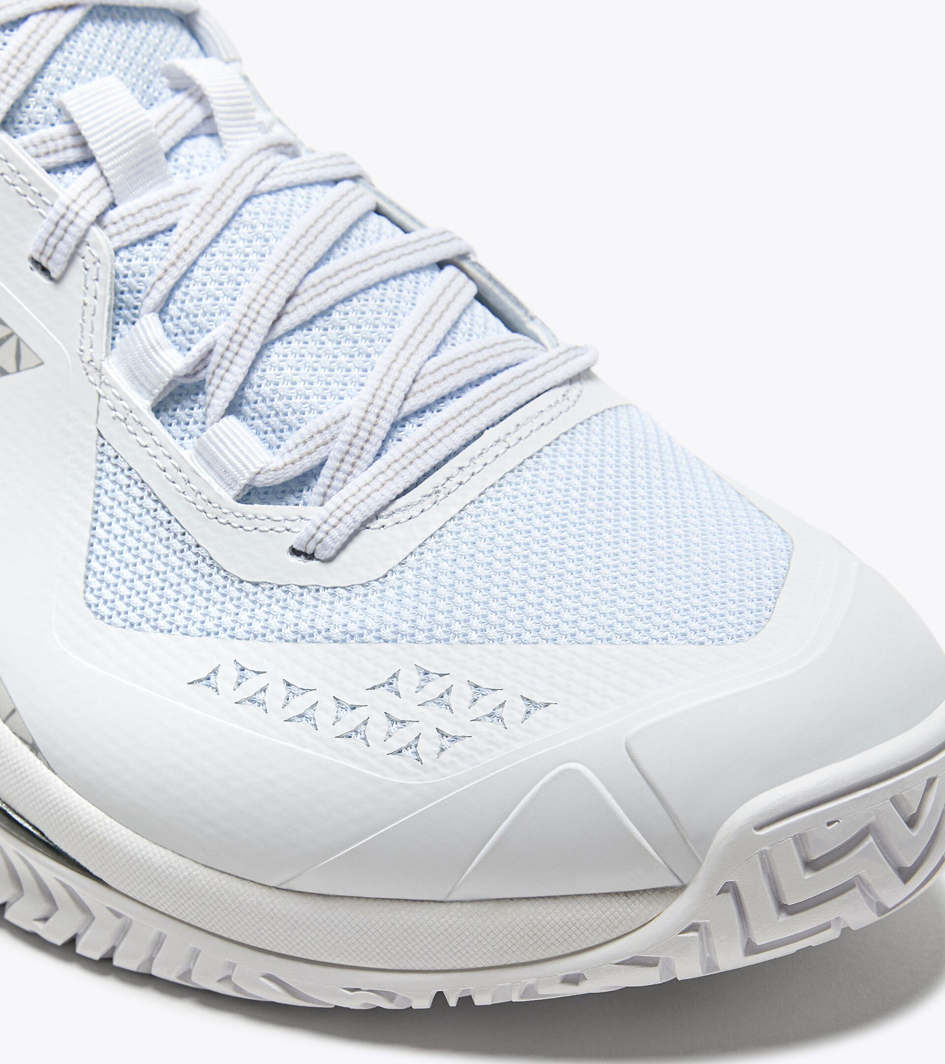 Tennis shoes for hard surfaces or clay - Men BLUSHIELD TORNEO 2 AG WHITE/WHITE/WHITE - Diadora