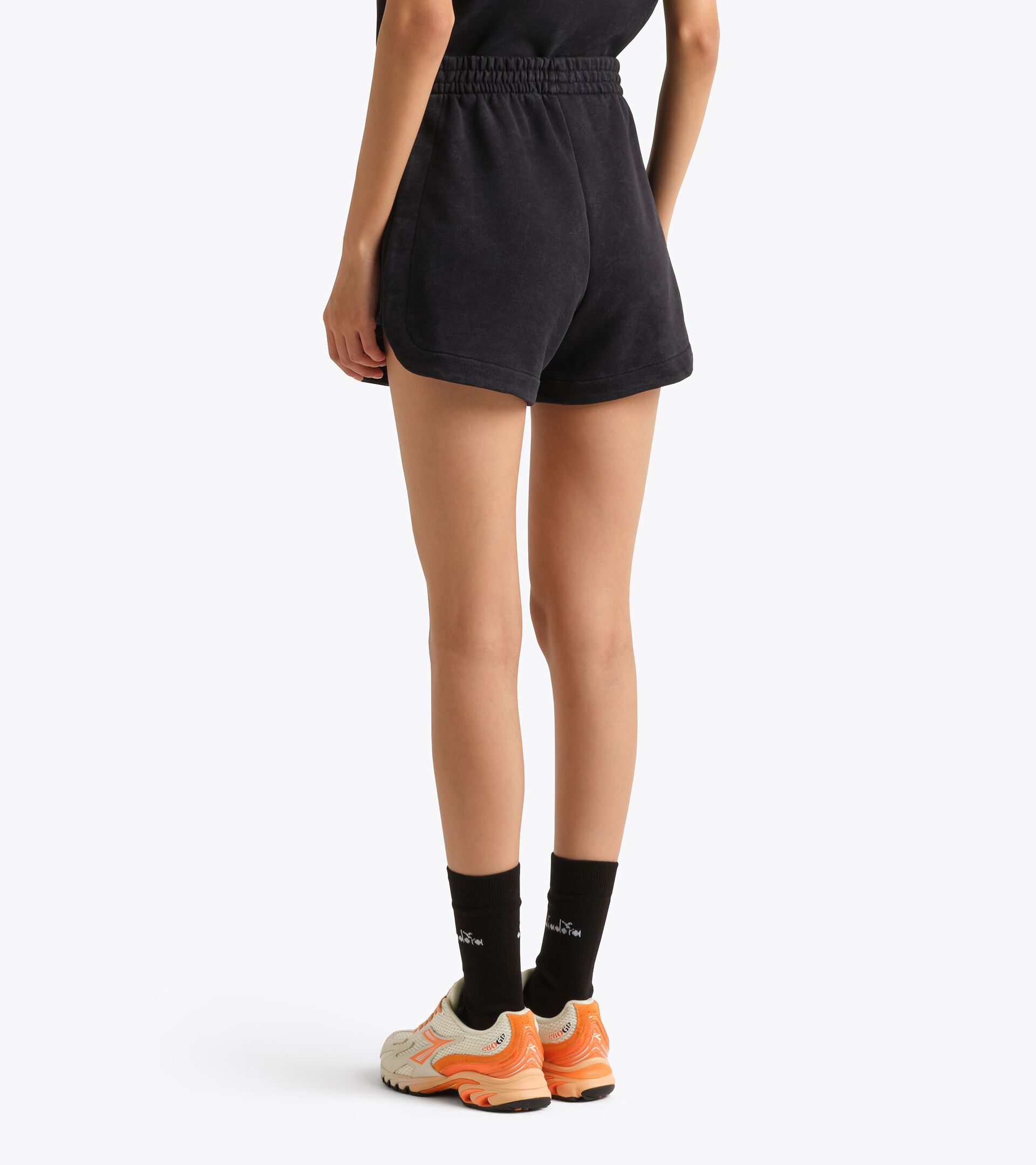 Pantalones cortos de algod&oacute;n estilo retro - Mujer
 L. SHORTS AVENUE LAB ANTRACITA - Diadora