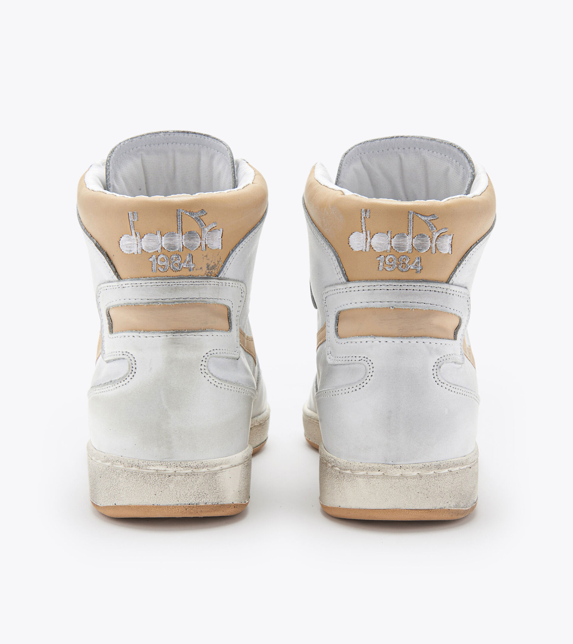 Chaussures Heritage - Gender neutral MI BASKET USED BIANCO/BEIGE - Diadora