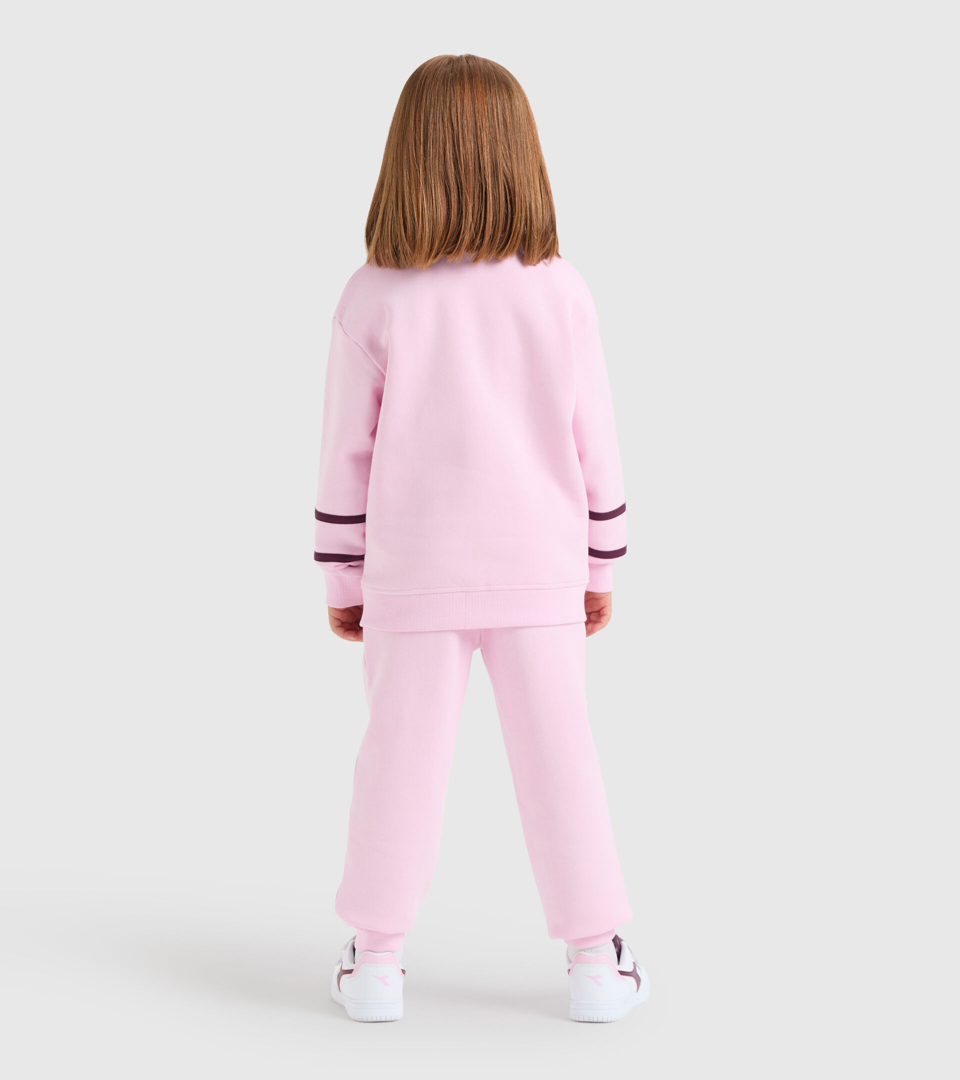 Sports tracksuit - Kids JU.TRACKSUIT FZ CHROMIA PINK LADY - Diadora