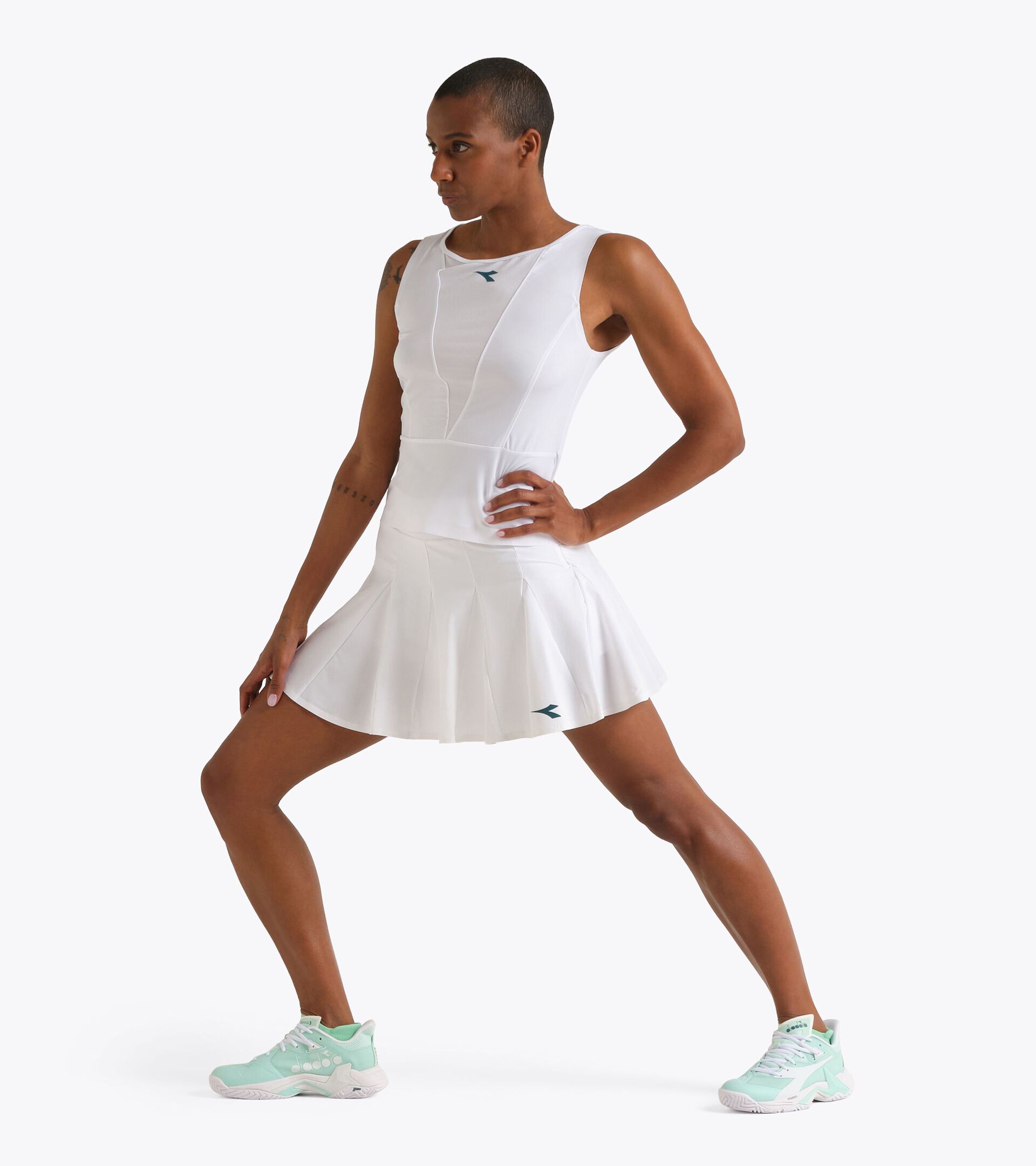 Skirt with FIBRAZERO Technology - Competition - Men&rsquo;s L. SKIRT MATCH FIBRAZERO OPTICAL WHITE - Diadora