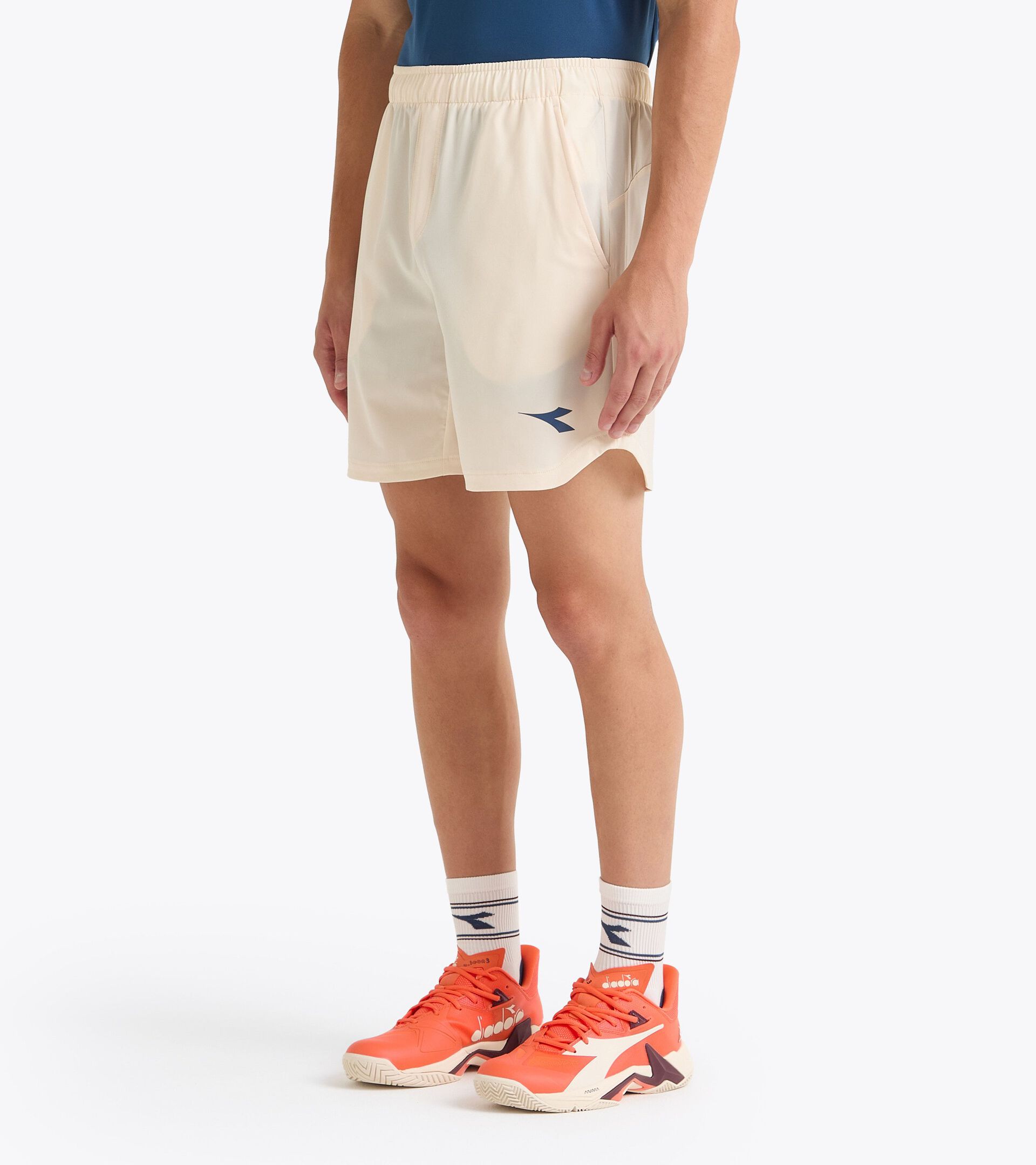 Pantalones cortos de tenis 7’’§Hombre SHORTS CORE BLANCO MURMURAR - Diadora