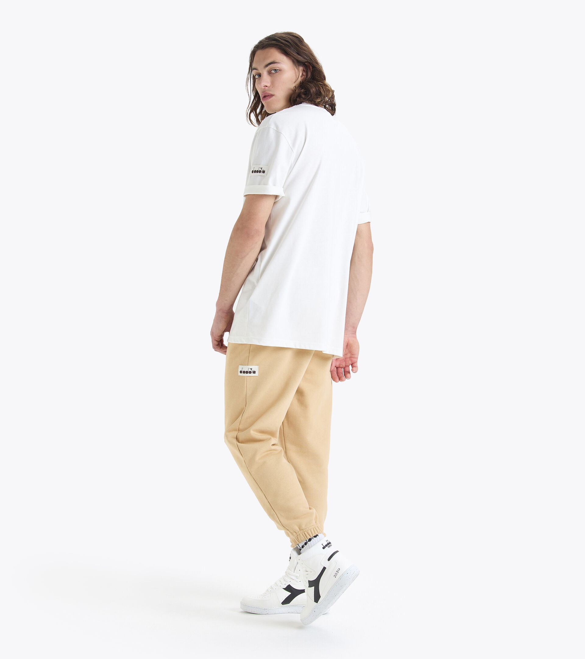 T-Shirt - Made in Italy - Herren T-SHIRT SS 2030 KOKONUSS MILCH - Diadora