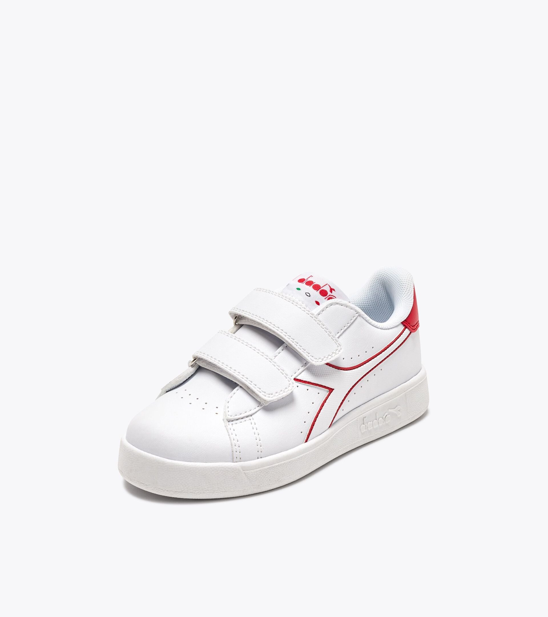 Sports shoes - Kids 4-8 years GAME P PS WHITE/BITTERSWEET RED - Diadora
