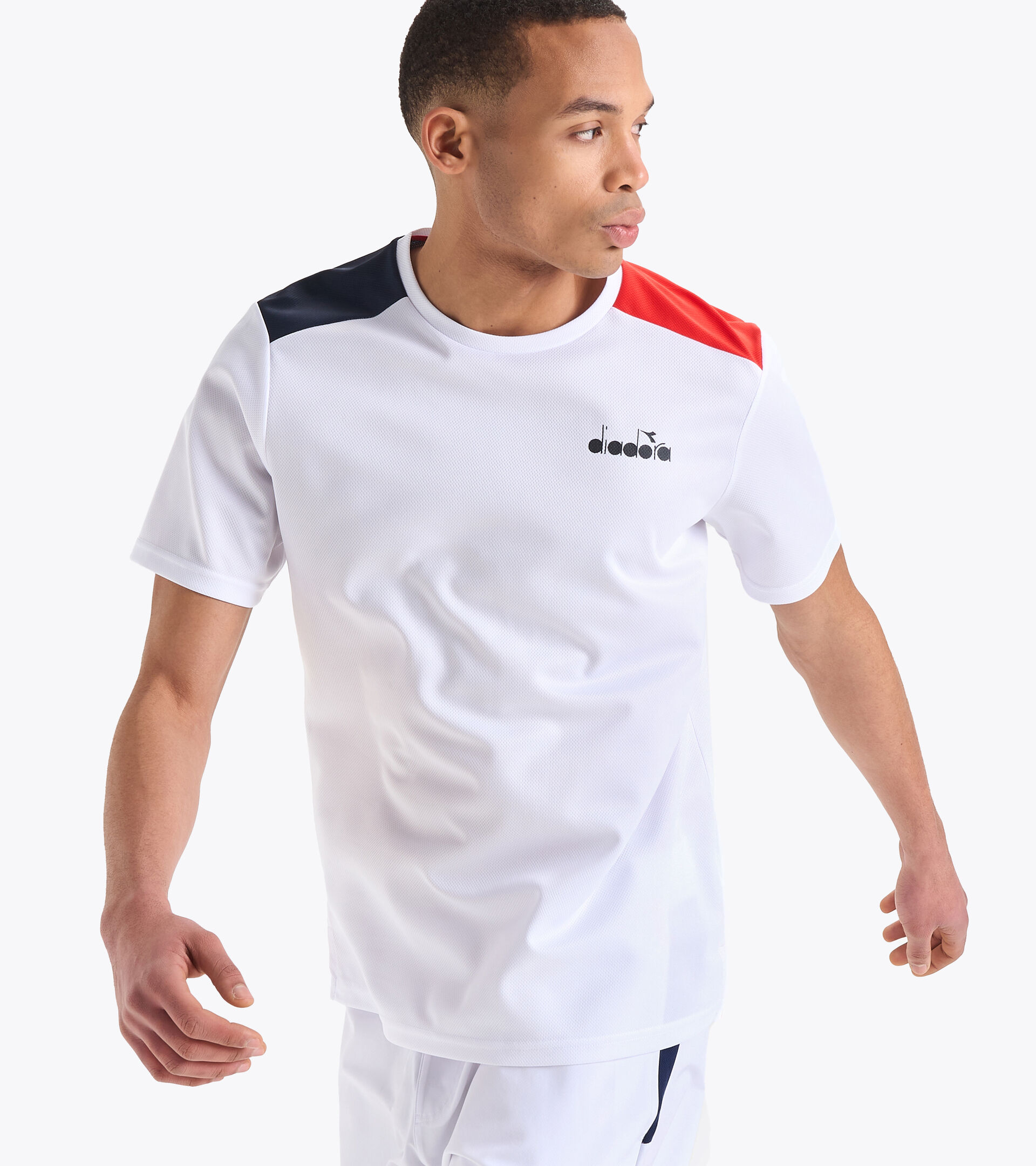 T-shirt de tennis - Homme SS CORE T-SHIRT T BLANC VIF - Diadora