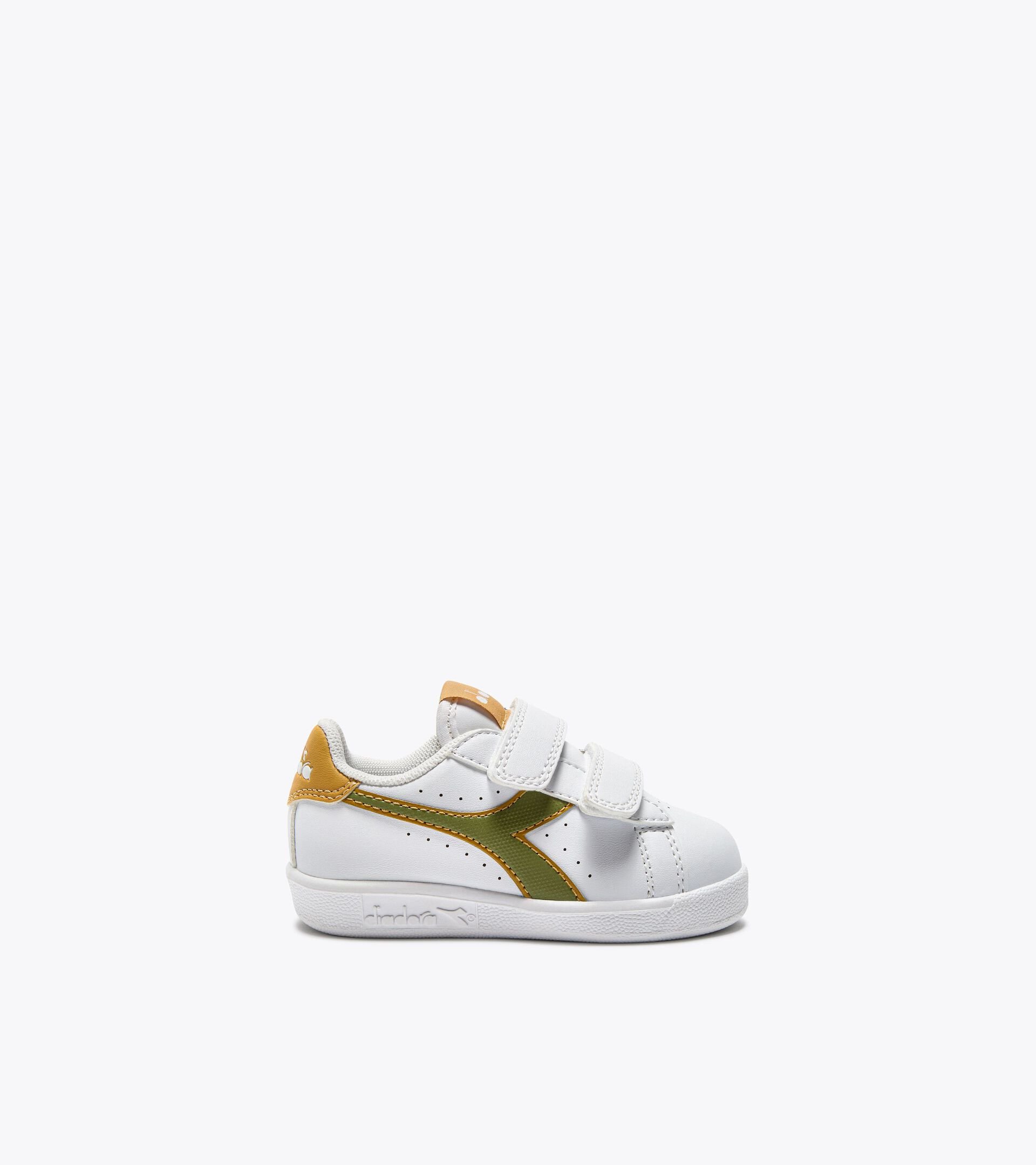 Sports shoes - Toddlers 1-4 years GAME P TD WHITE/CALLISTE GREEN - Diadora