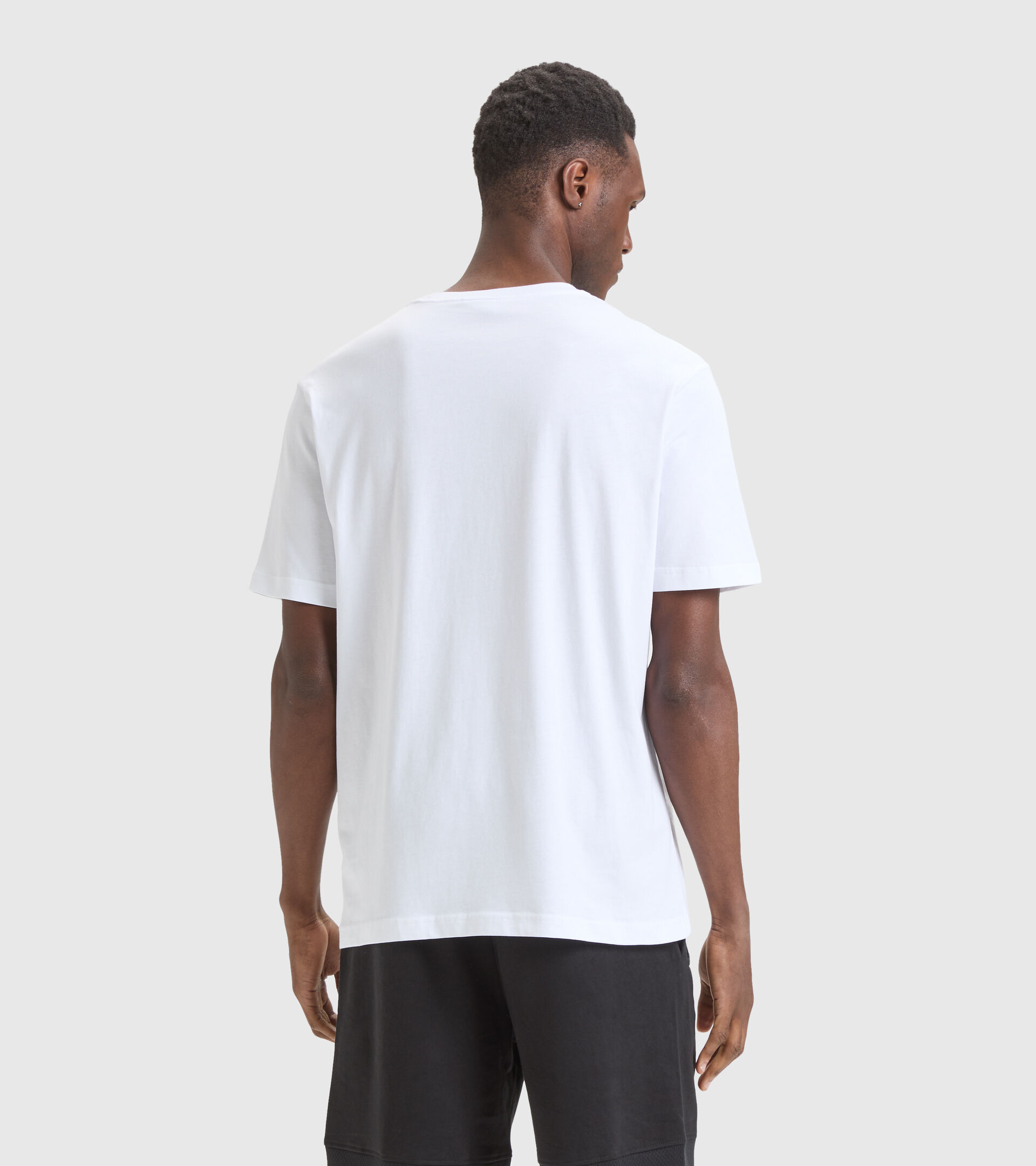 T-shirt en coton - Homme T-SHIRT SS FRAME BLANC VIF - Diadora