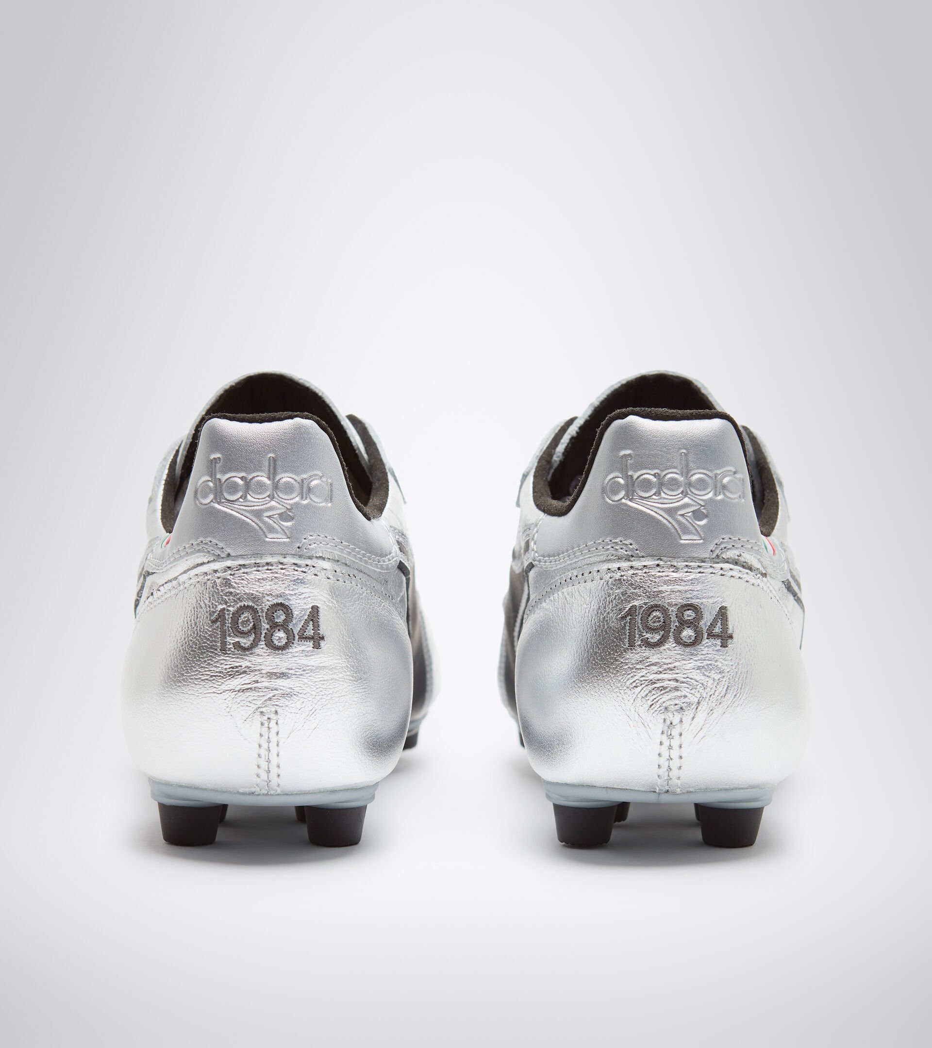 Firm ground football boots - Made in Italy BRASIL ITALY OG LT+  MDPU SILVER DD/ANTHRACITE - Diadora