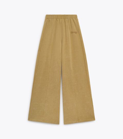 Retro-inspired, Cotton Flared Pants - Women&rsquo;s L. FLARE PANTS AVENUE LAB GREEN KHAKI - Diadora