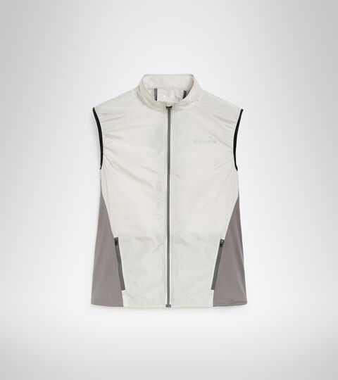VEST, GRIS PLEUROTE Gilet de running coupe-vent - Homme VEST GRIS PLEUROTE - Diadora