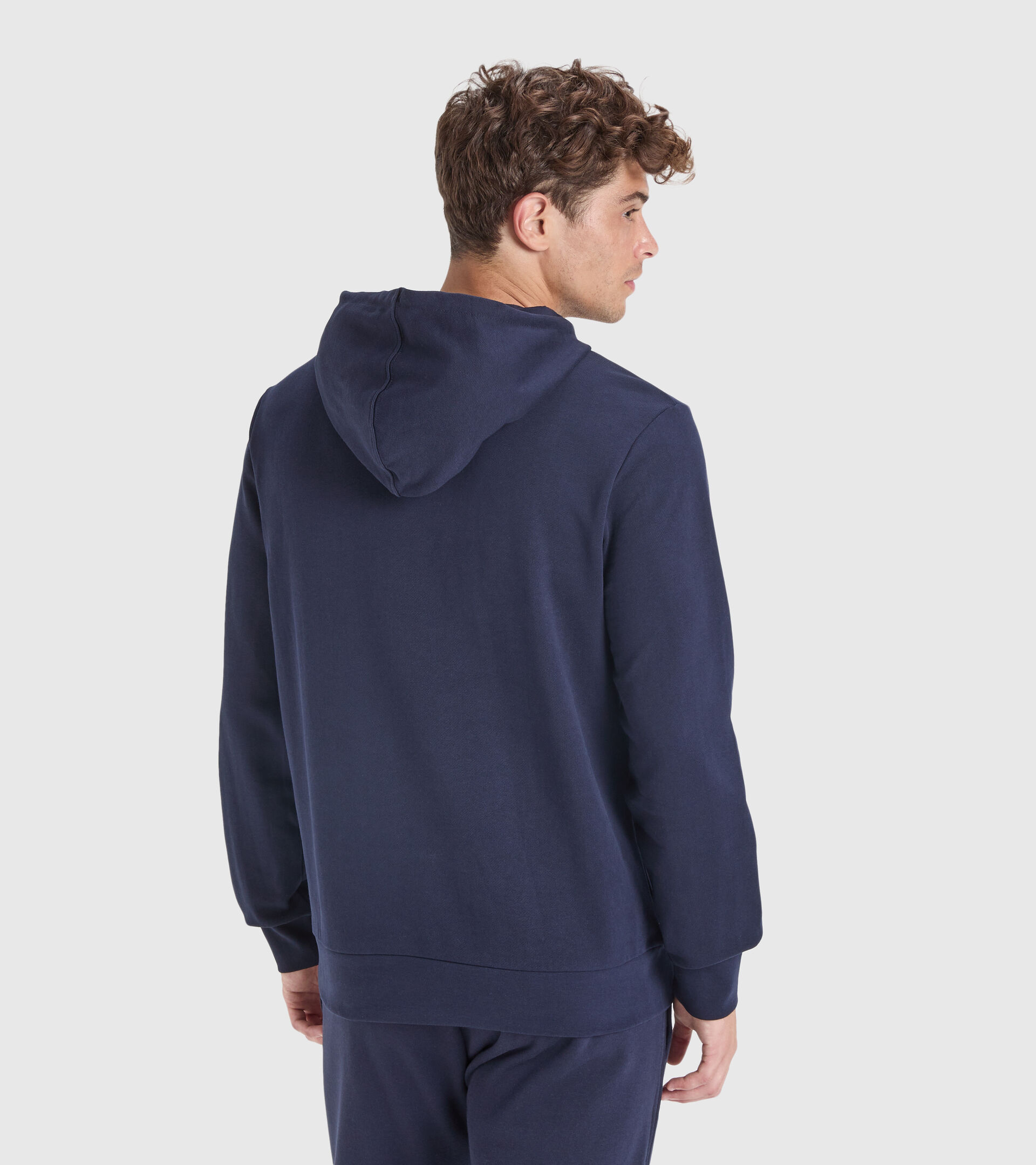 Sporty hooded sweatshirt - Men HOODIE CHROMIA CLASSIC NAVY - Diadora