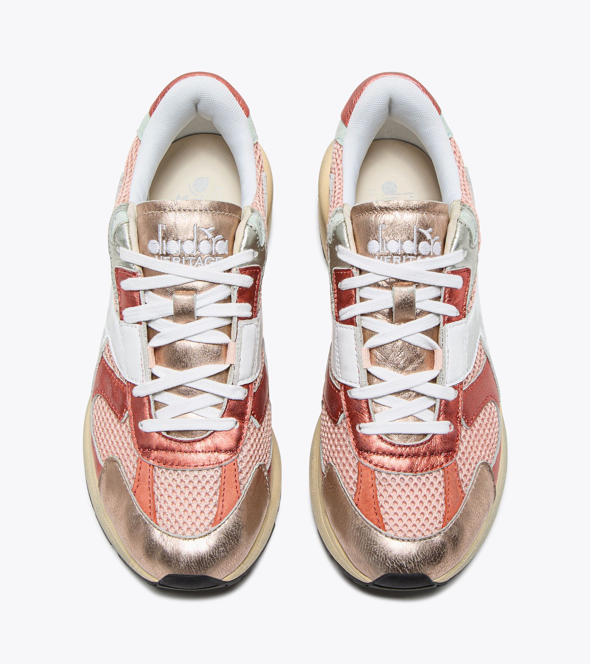 Heritage leather sneaker - Women’s MERCURY ELITE LAM USED  WN BLUSH PINK - Diadora