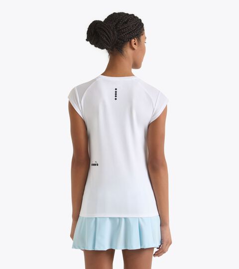null L. SS T-SHIRT TENNIS OPTICAL WHITE - Diadora