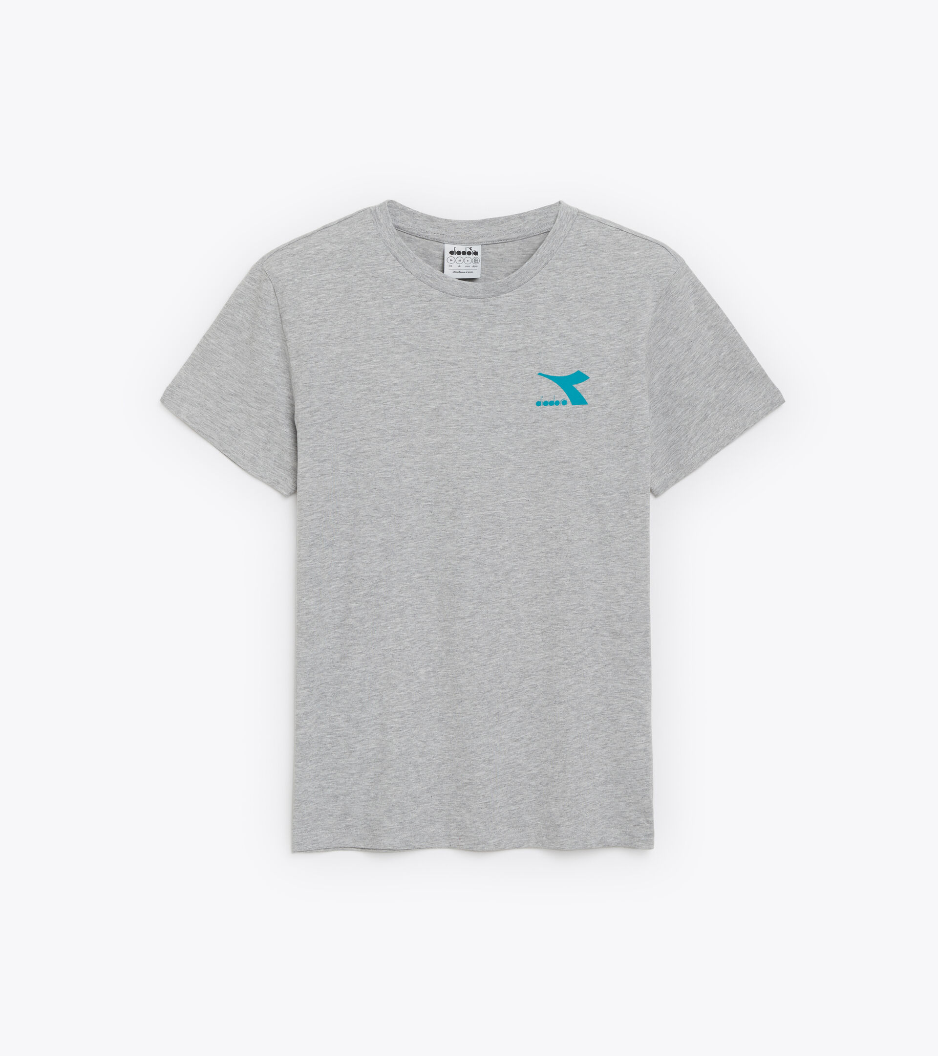 Sports T-shirt - Men’s T-SHIRT SS CORE LIGHT MIDDLE GRAY MELANGE - Diadora