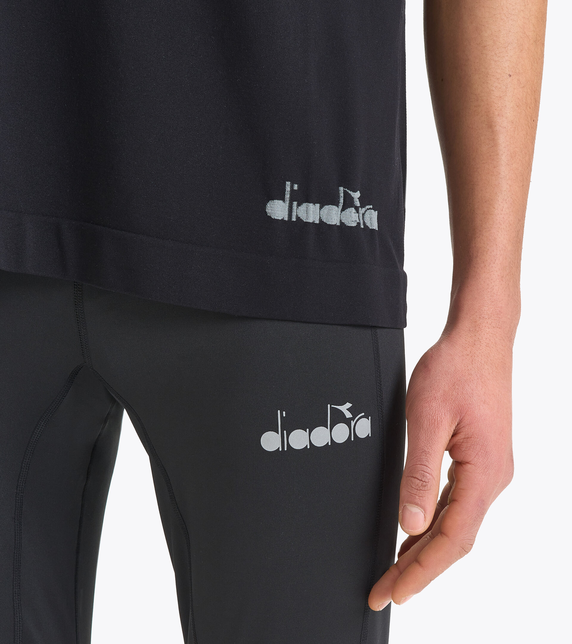 Made in Italy running t-shirt - Men SS SKIN FRIENDLY T-SHIRT BLACK - Diadora