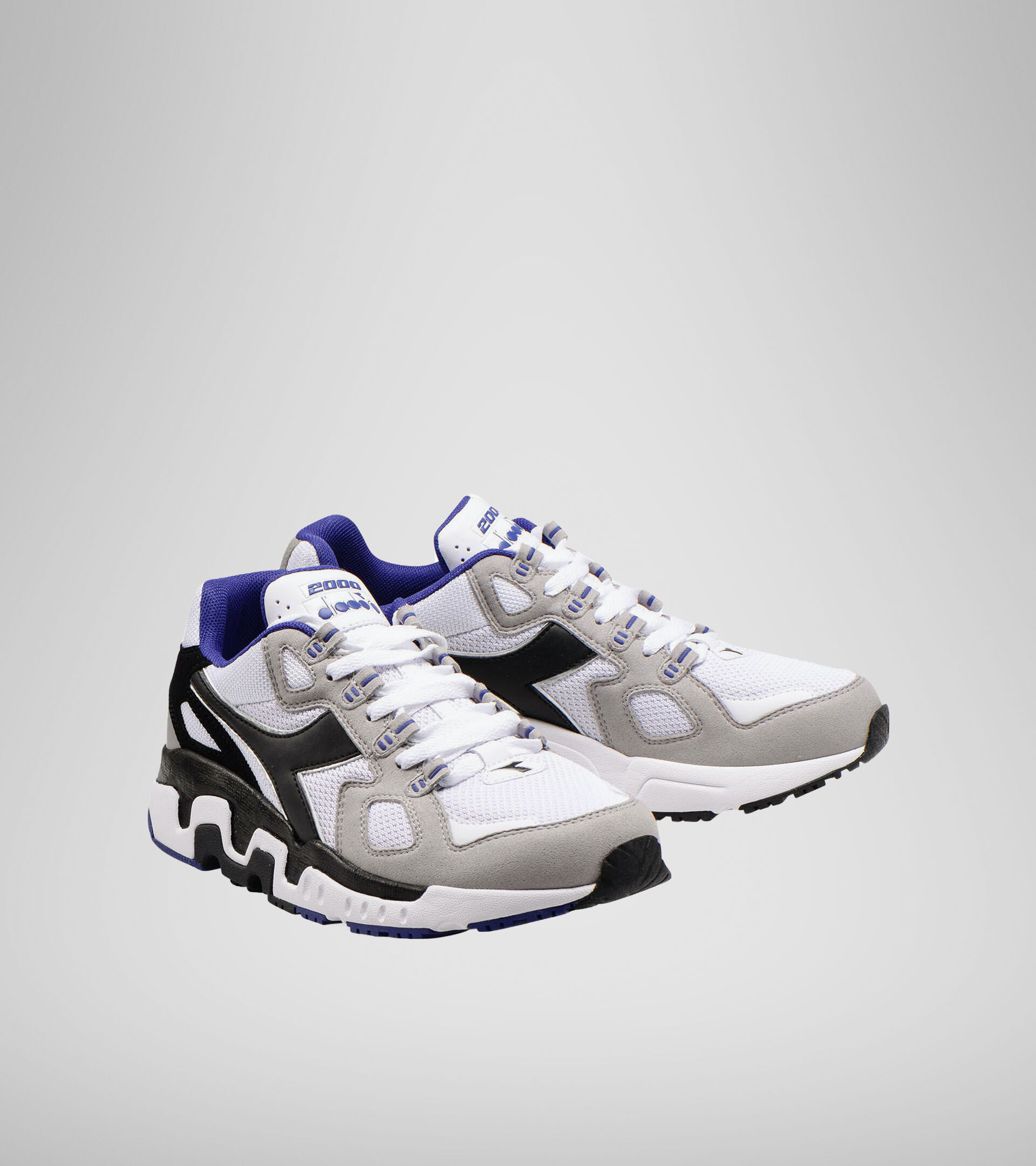 Sports shoe - Men MYTHOS SUEDE WHITE/BLACK/ASH - Diadora