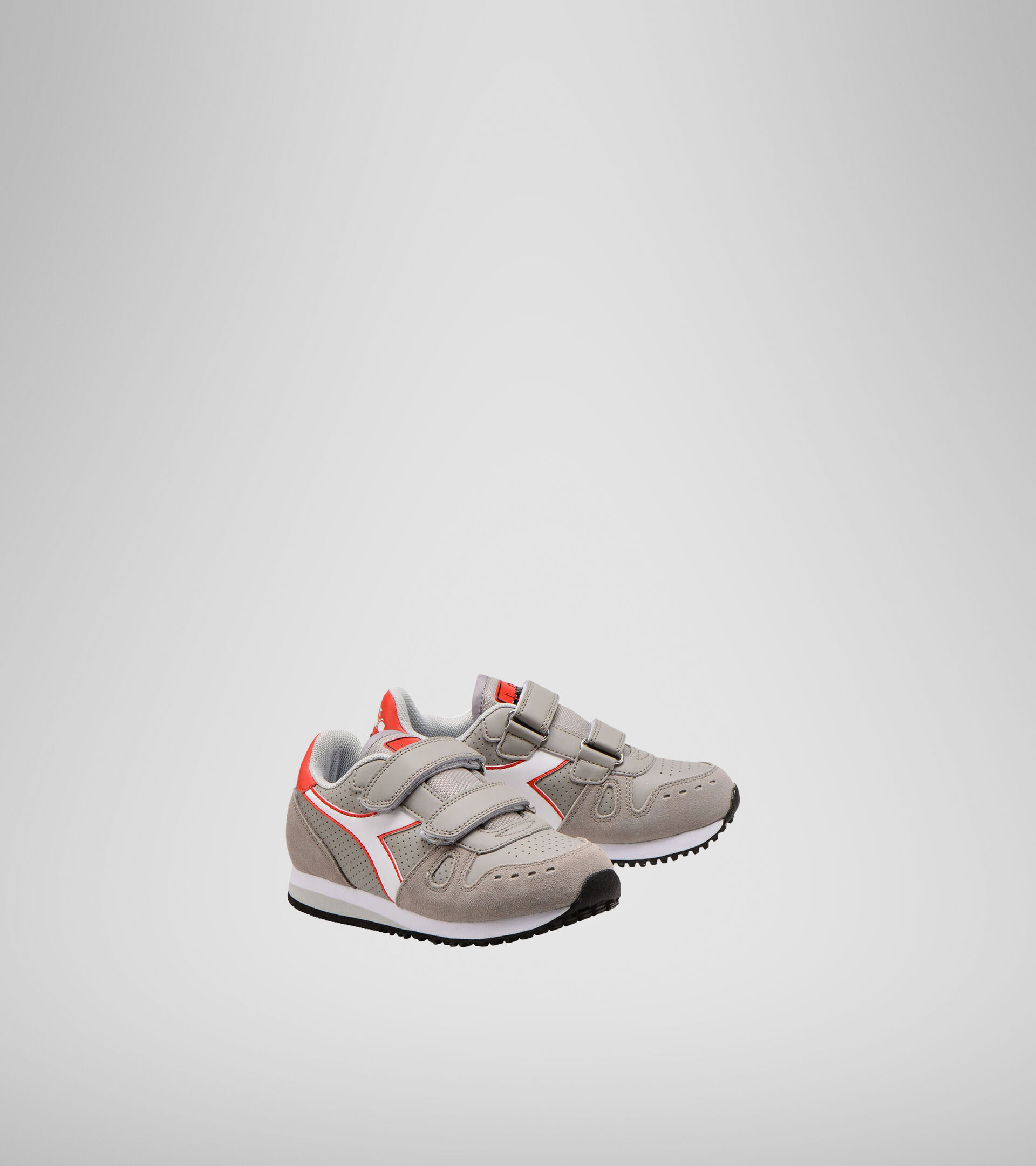 Sports shoes - Kids 4-8 years SIMPLE RUN UP PS ASH/WHITE - Diadora