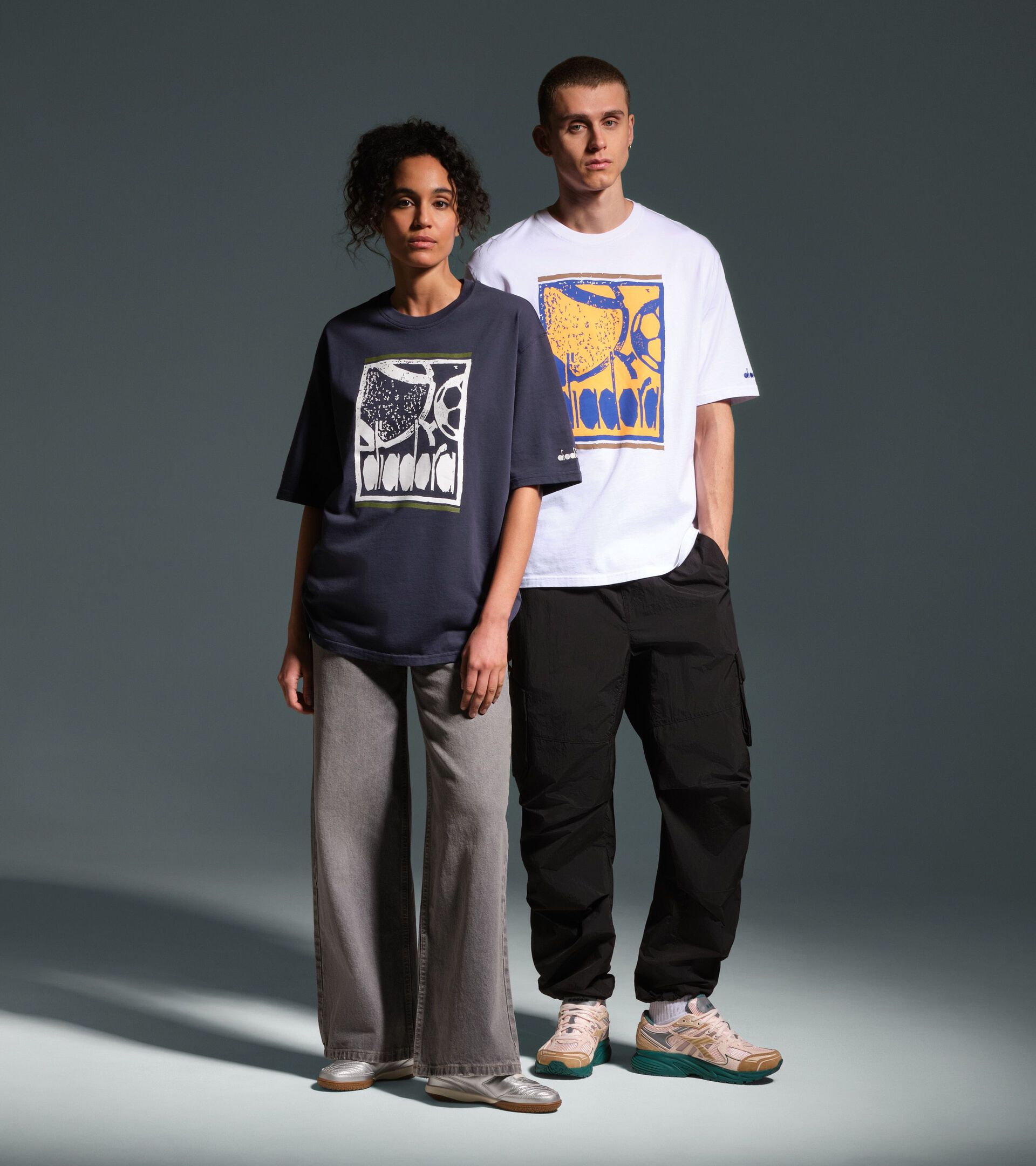 Legacy T-shirt - Made In Italy - All-gender T-SHIRT SS LEGACY I OPTICAL WHITE - Diadora