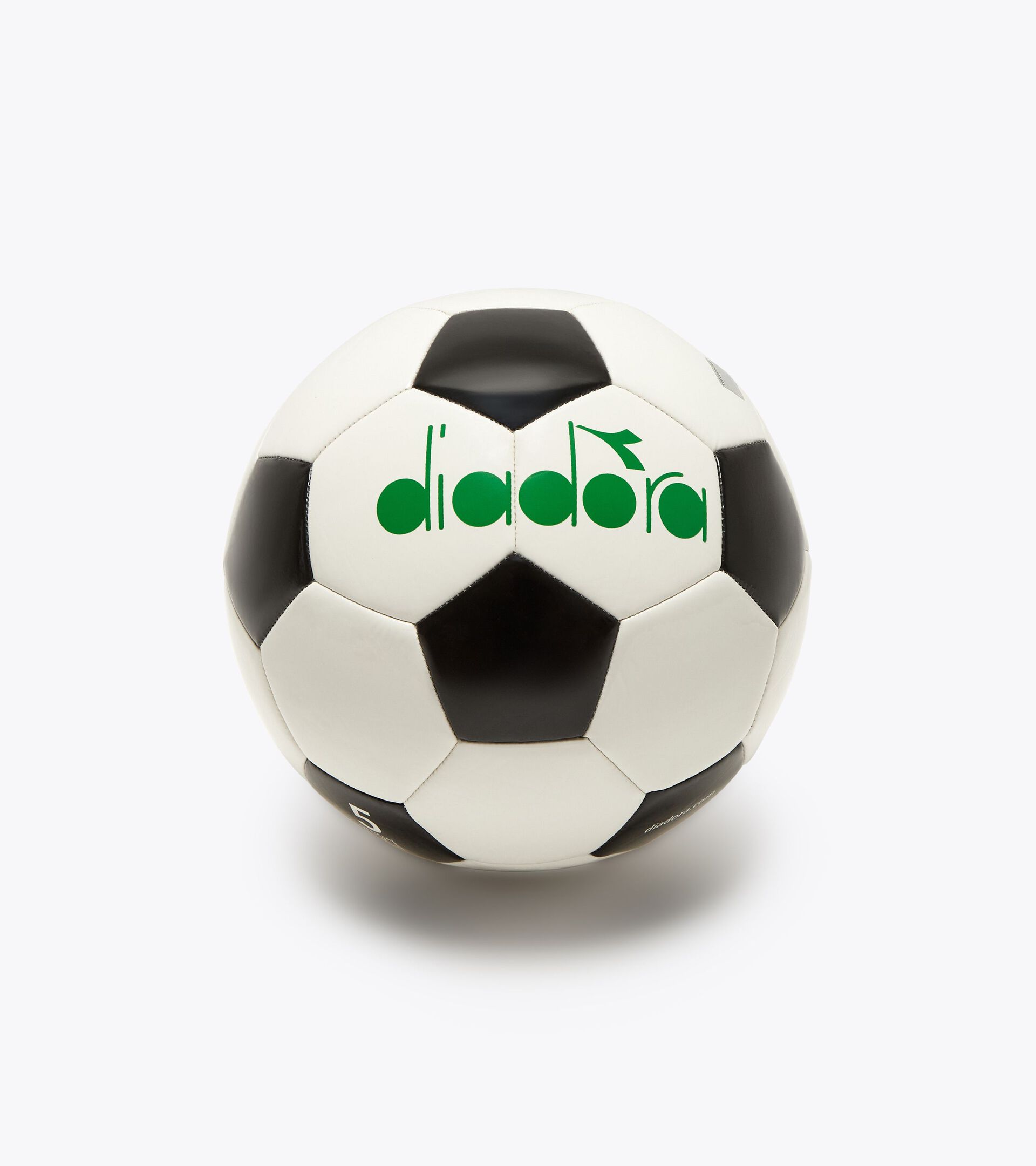 Balón de fútbol - tamaño 5 SQUADRA 5 BLANCO VIVO/NEGRO - Diadora